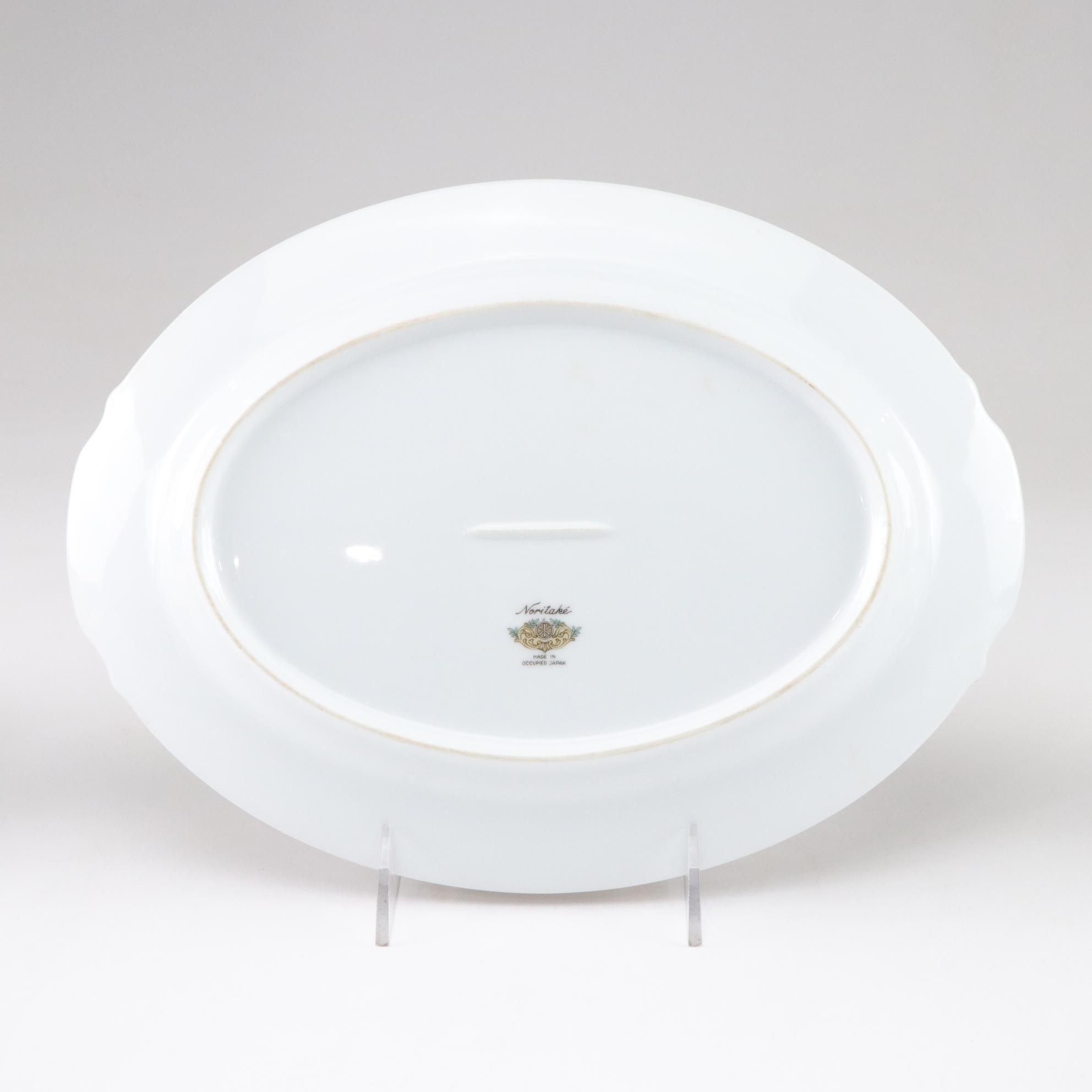 Noritake Gilt-Rimmed Sugar & Creamer with Other Dinnerware