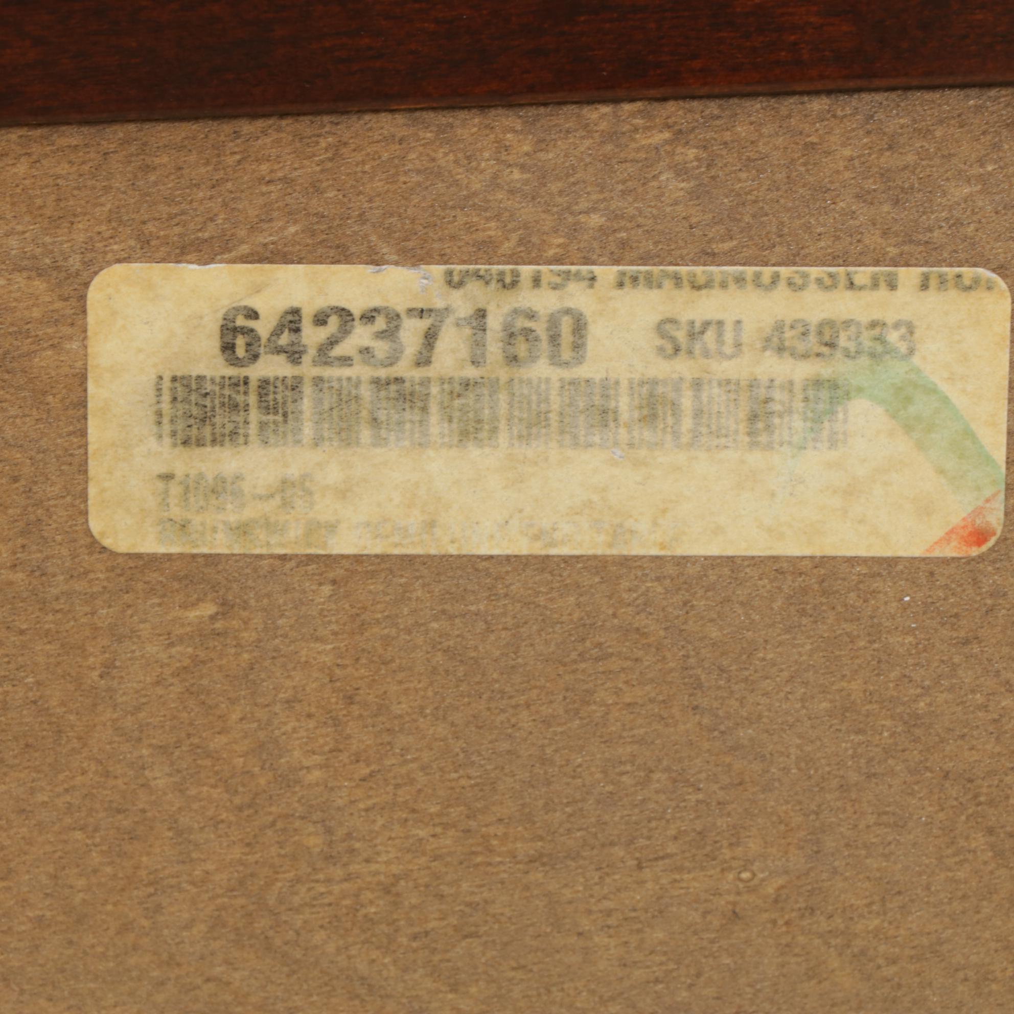 Contemporary Curved Front Side Table