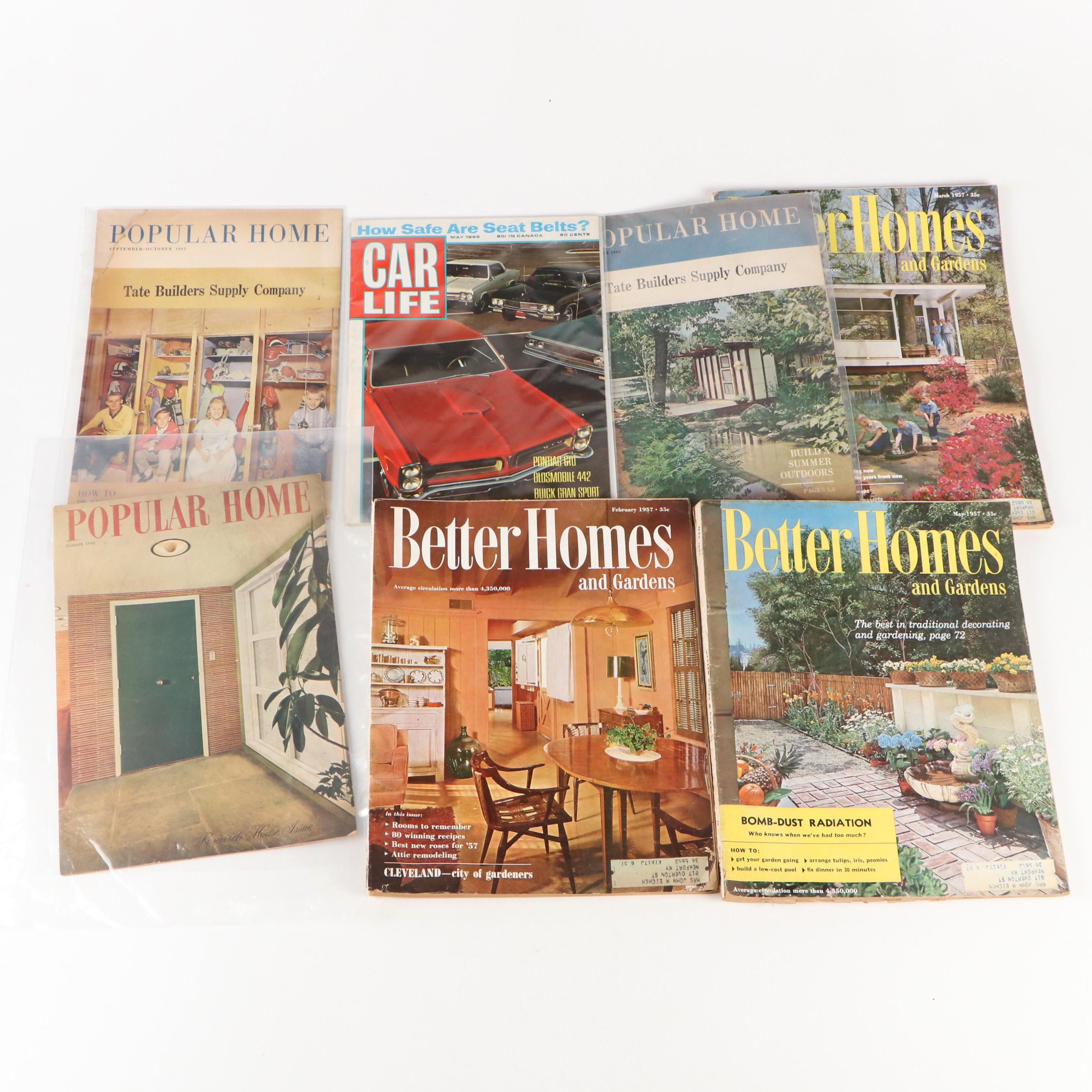 "Popular Home" and More Magazines, Mid-20th Century