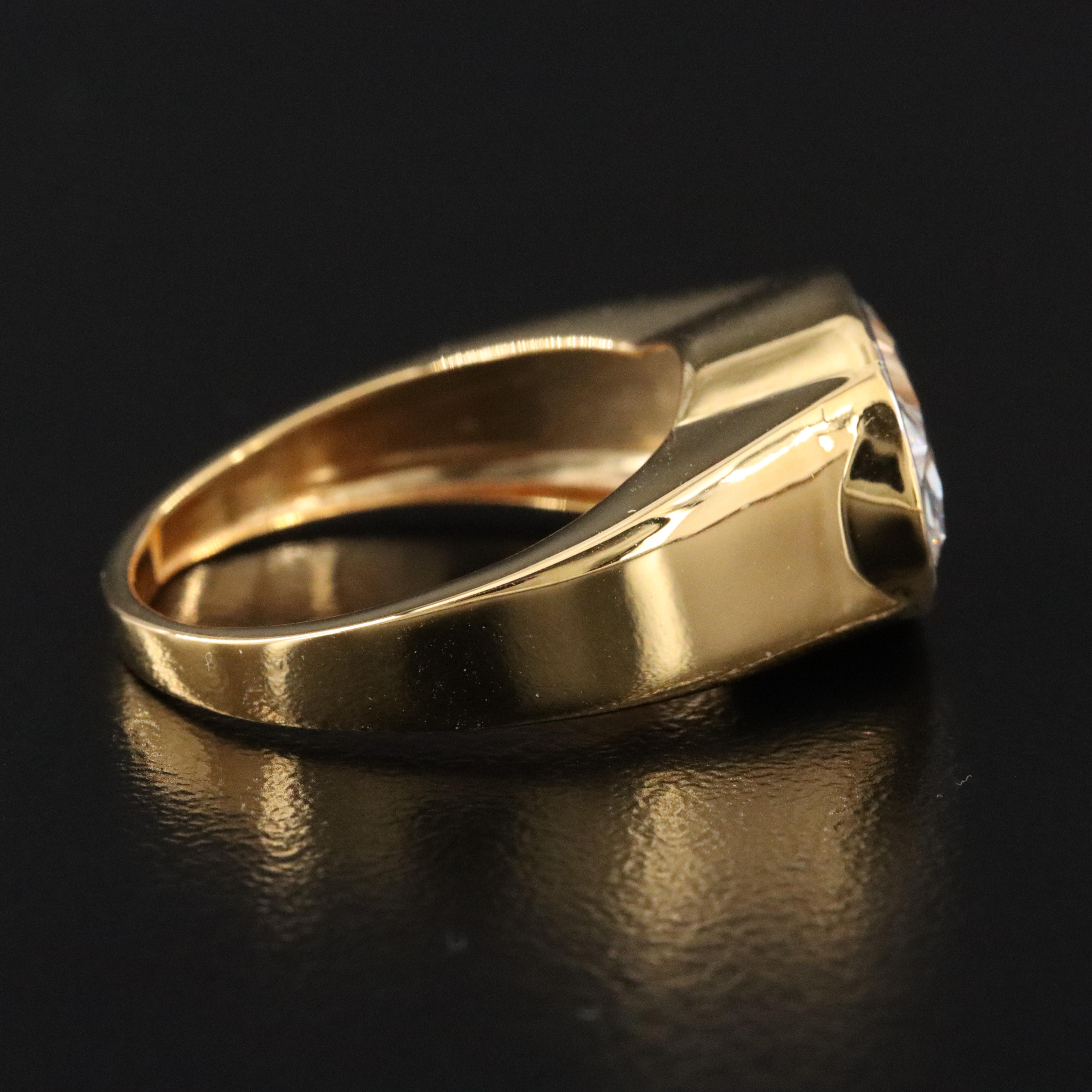 18K 5.01 CT Lab Grown Diamond Solitaire Ring with IGI Report