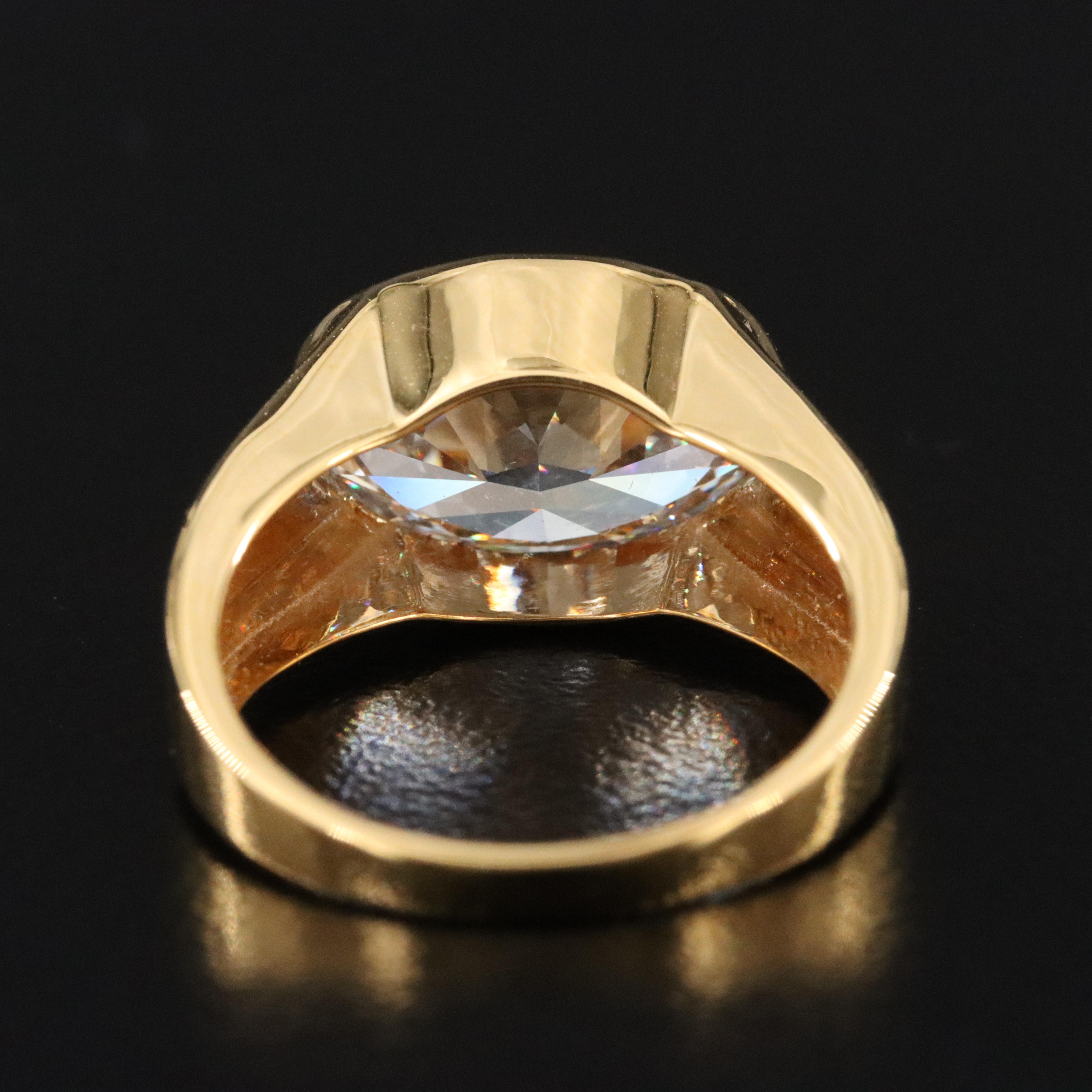 18K 5.01 CT Lab Grown Diamond Solitaire Ring with IGI Report