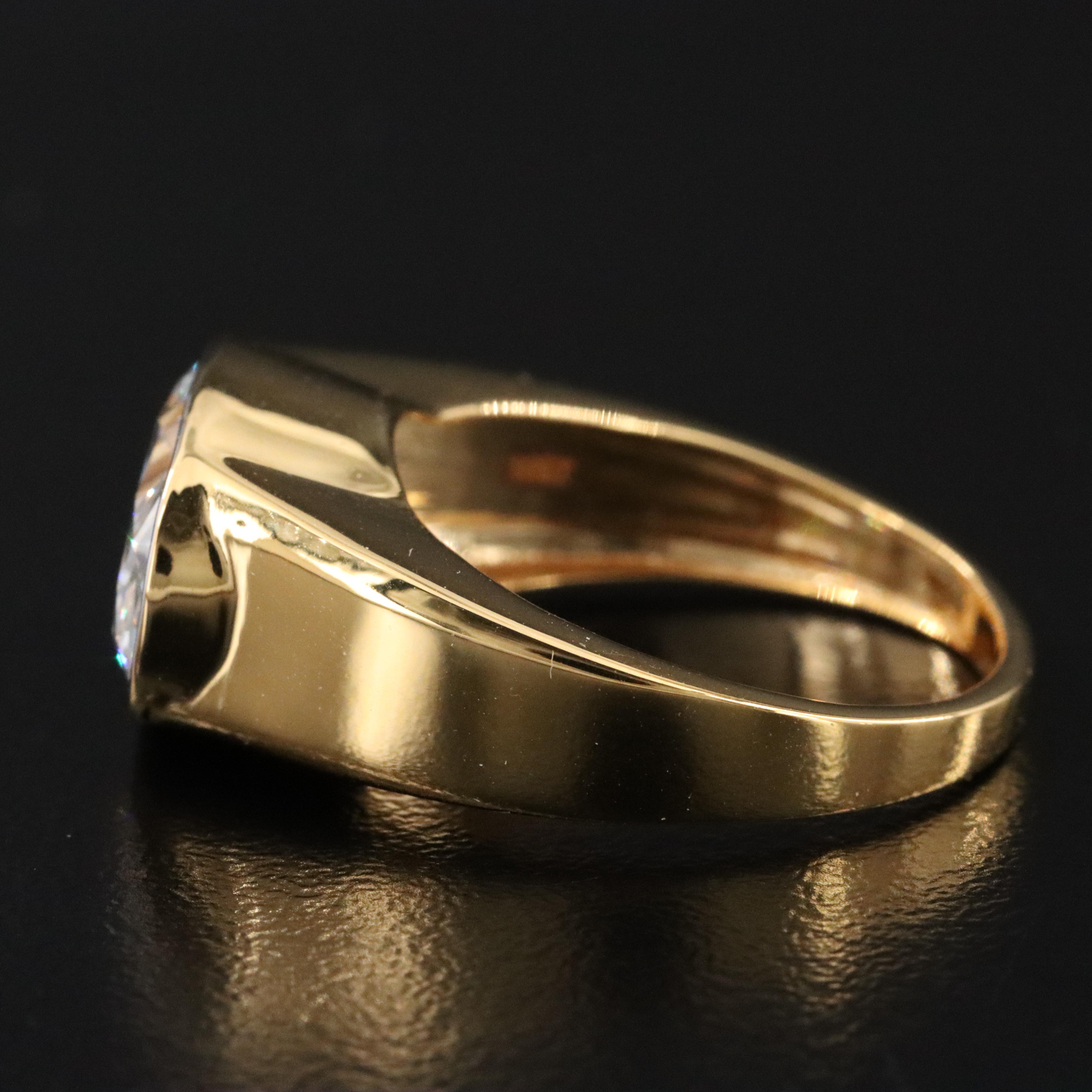 18K 5.01 CT Lab Grown Diamond Solitaire Ring with IGI Report