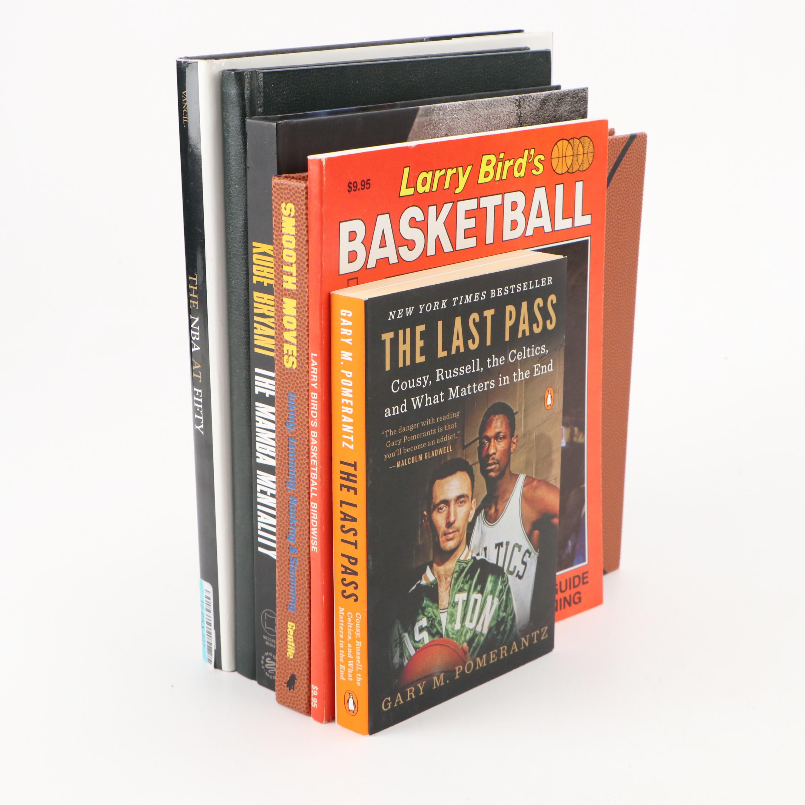 "Luka Dončić" and "Nikola Jokić" Funko Pop! Figures with Basketball Books