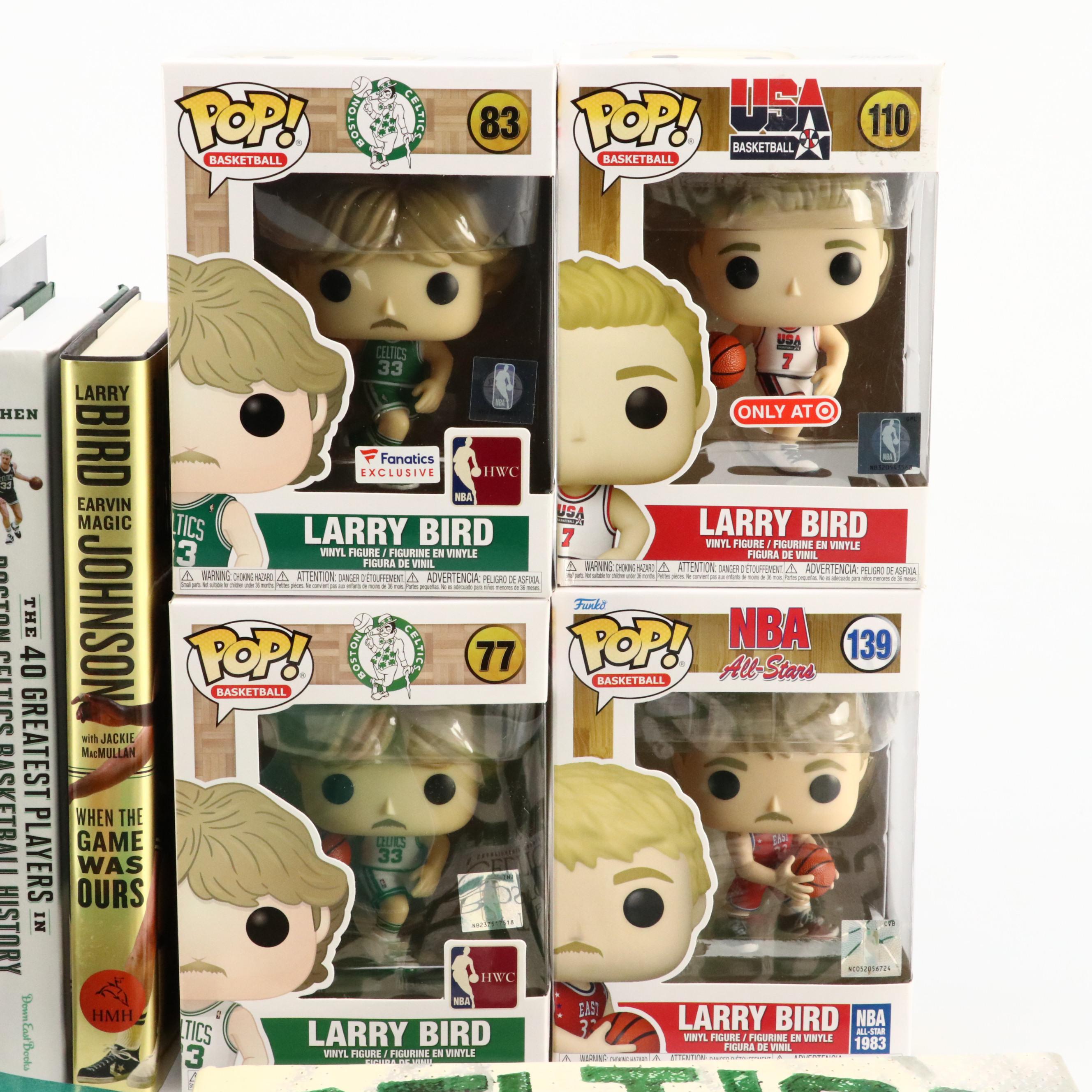 Larry Bird Collection with Funko Pop! Figures, Books and More