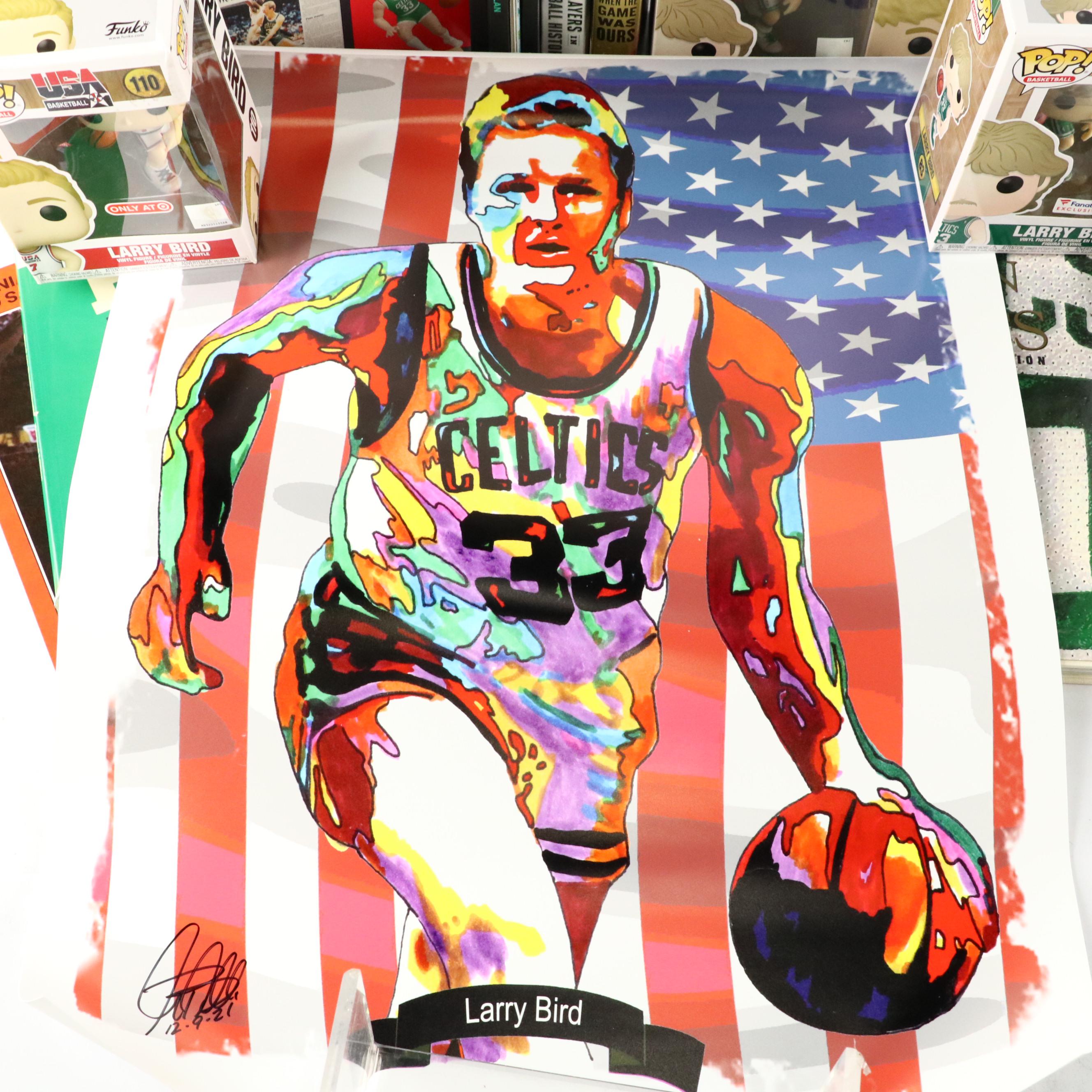 Larry Bird Collection with Funko Pop! Figures, Books and More