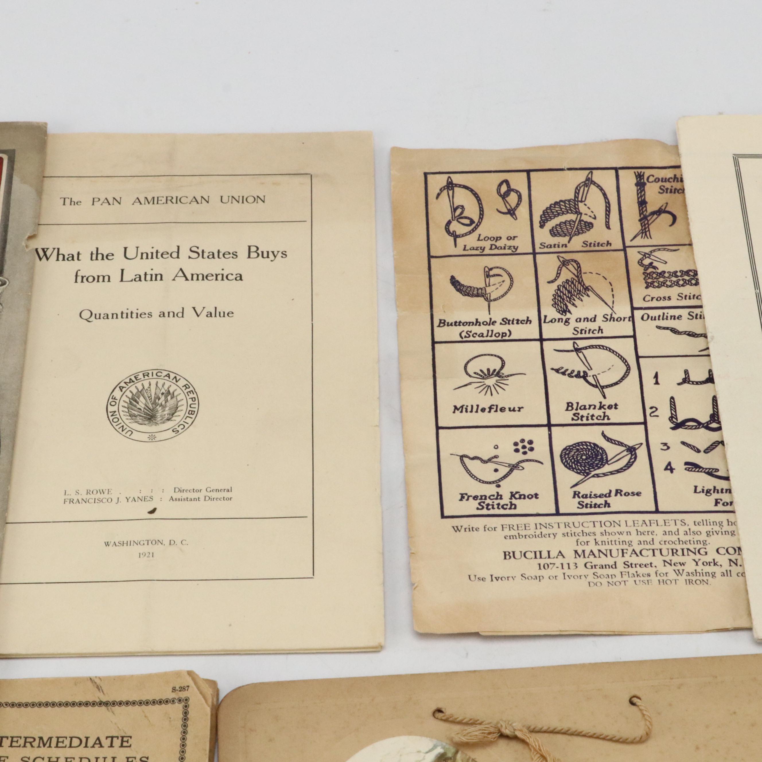 Westinghouse Pamphlet, Clover Leaf Dairy Holiday Card and More Ephemera