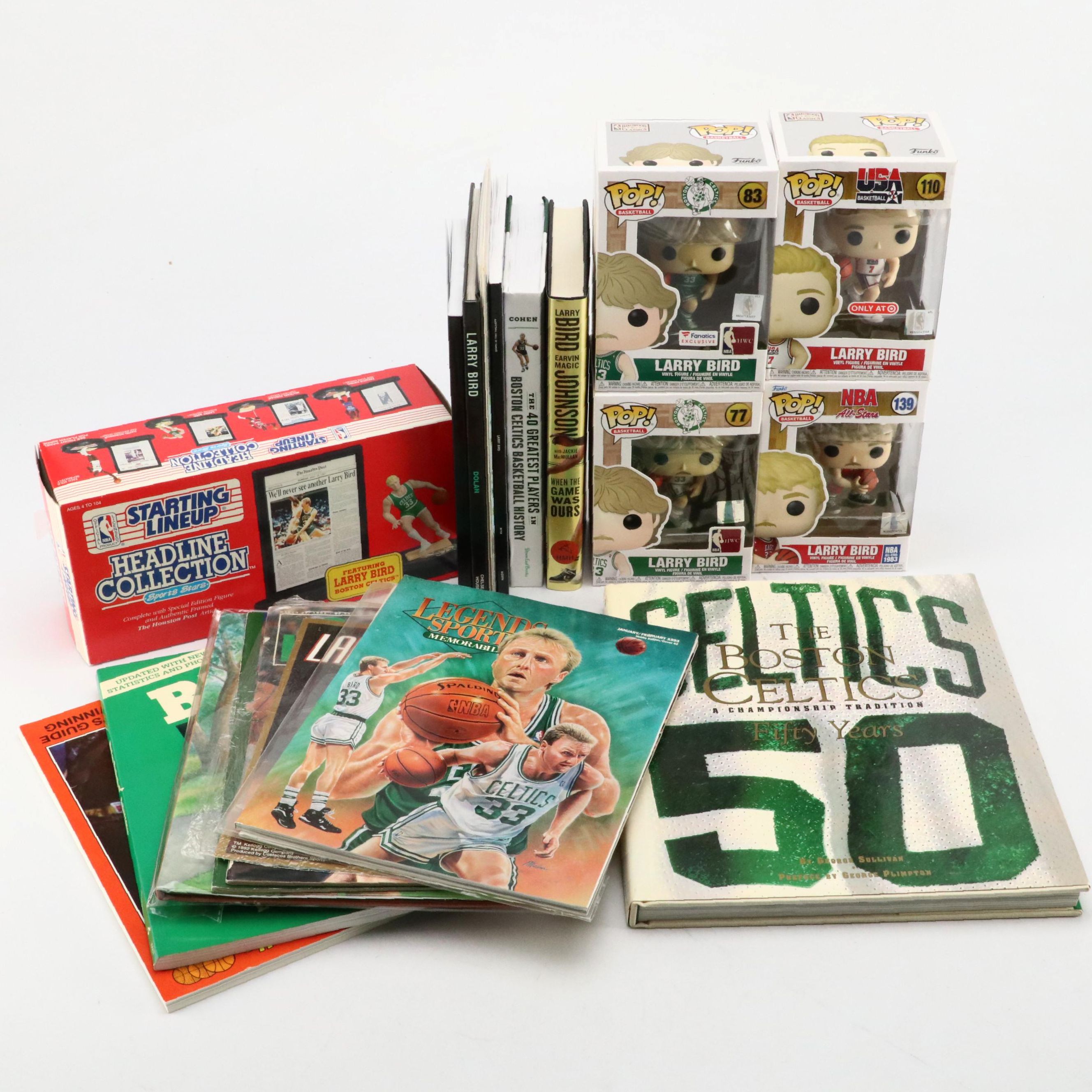 Larry Bird Collection with Funko Pop! Figures, Books and More