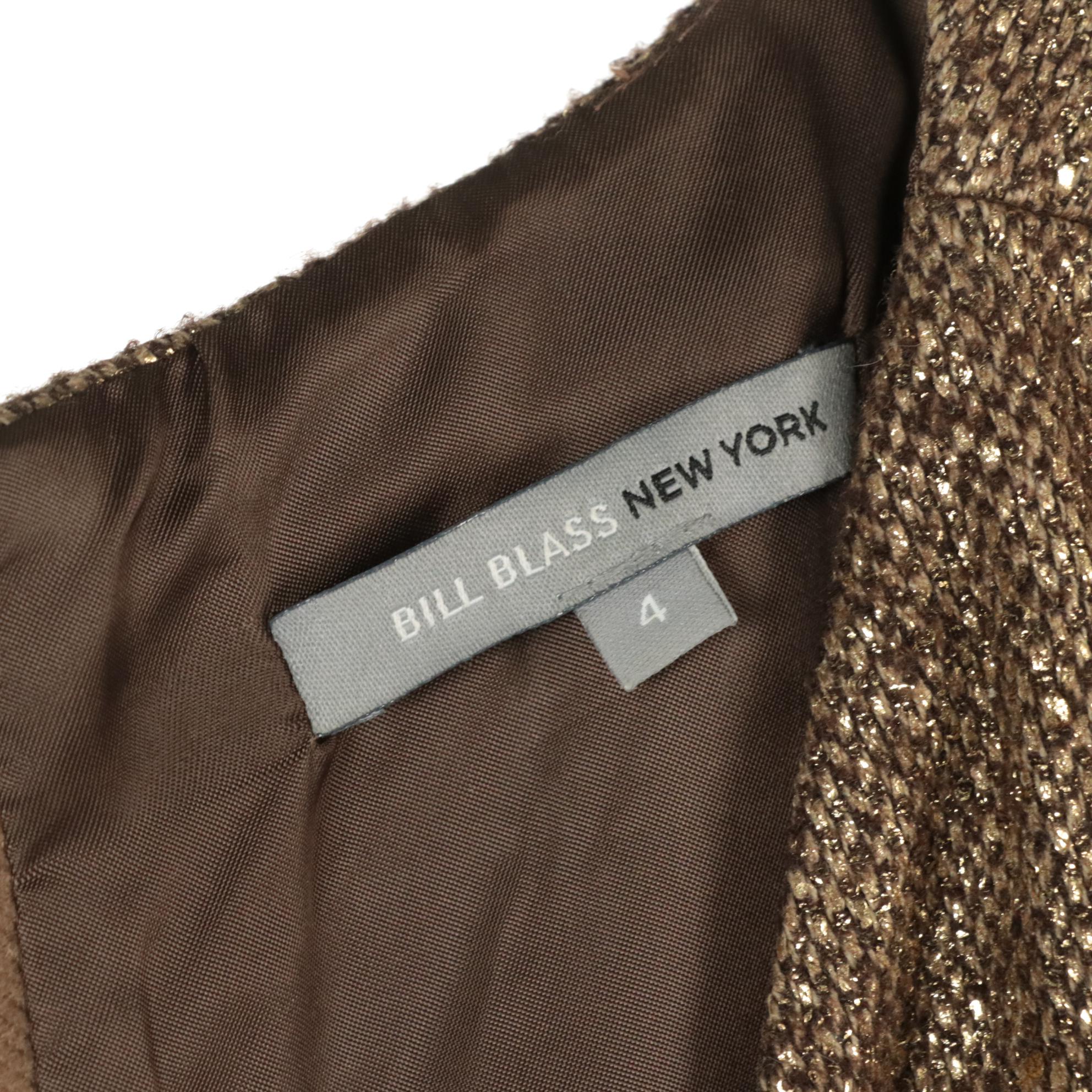 Bill Blass Metallic Tweed Dress, Michael Kors Bodycon Dress, and Vintage Dresses