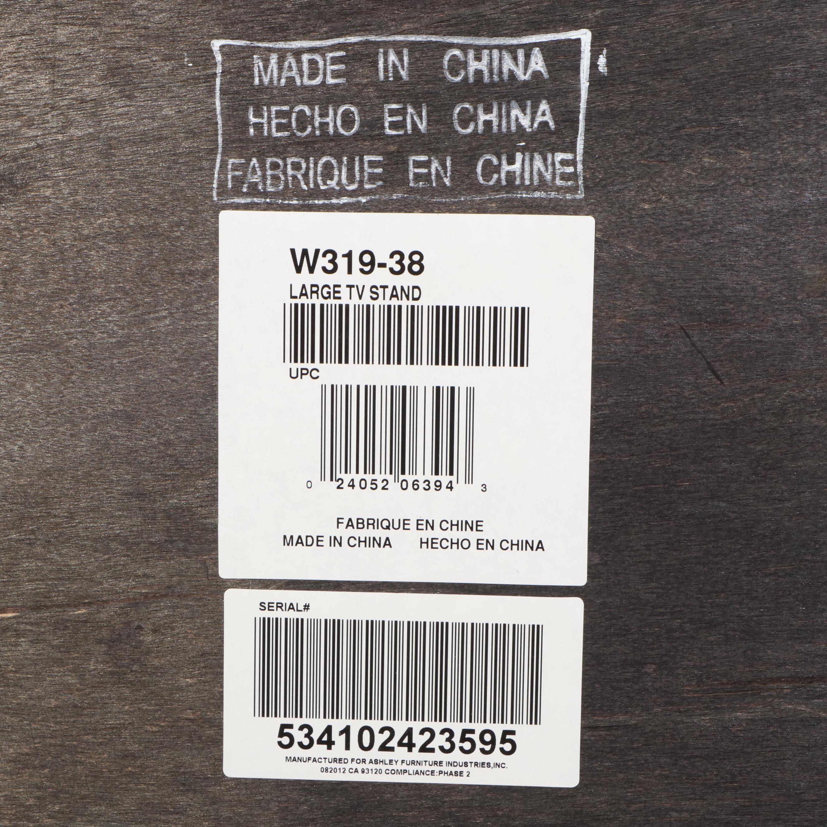 Craftsman Style Oak Finish Television Stand