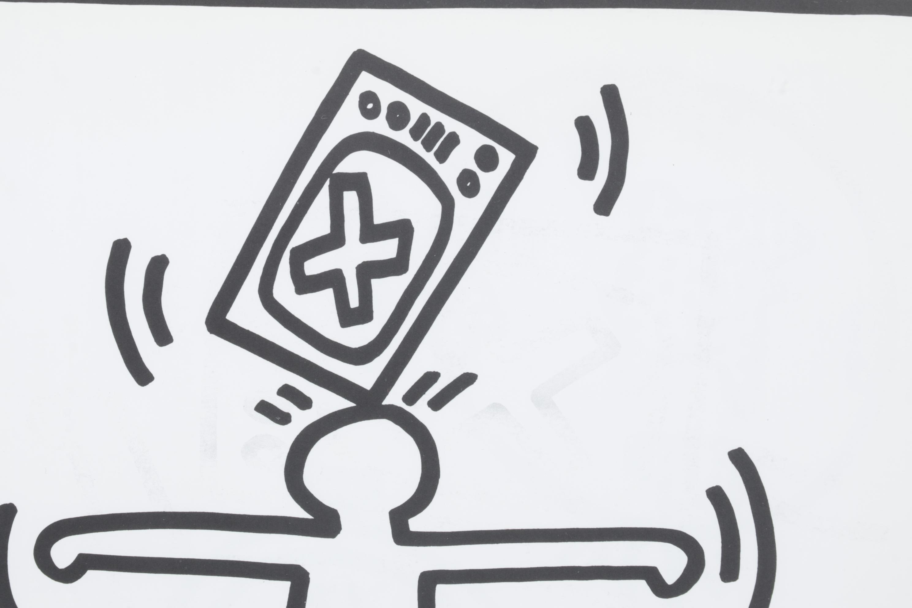 Lithograph after Keith Haring, Untitled (From the Napoli Series), May 1983