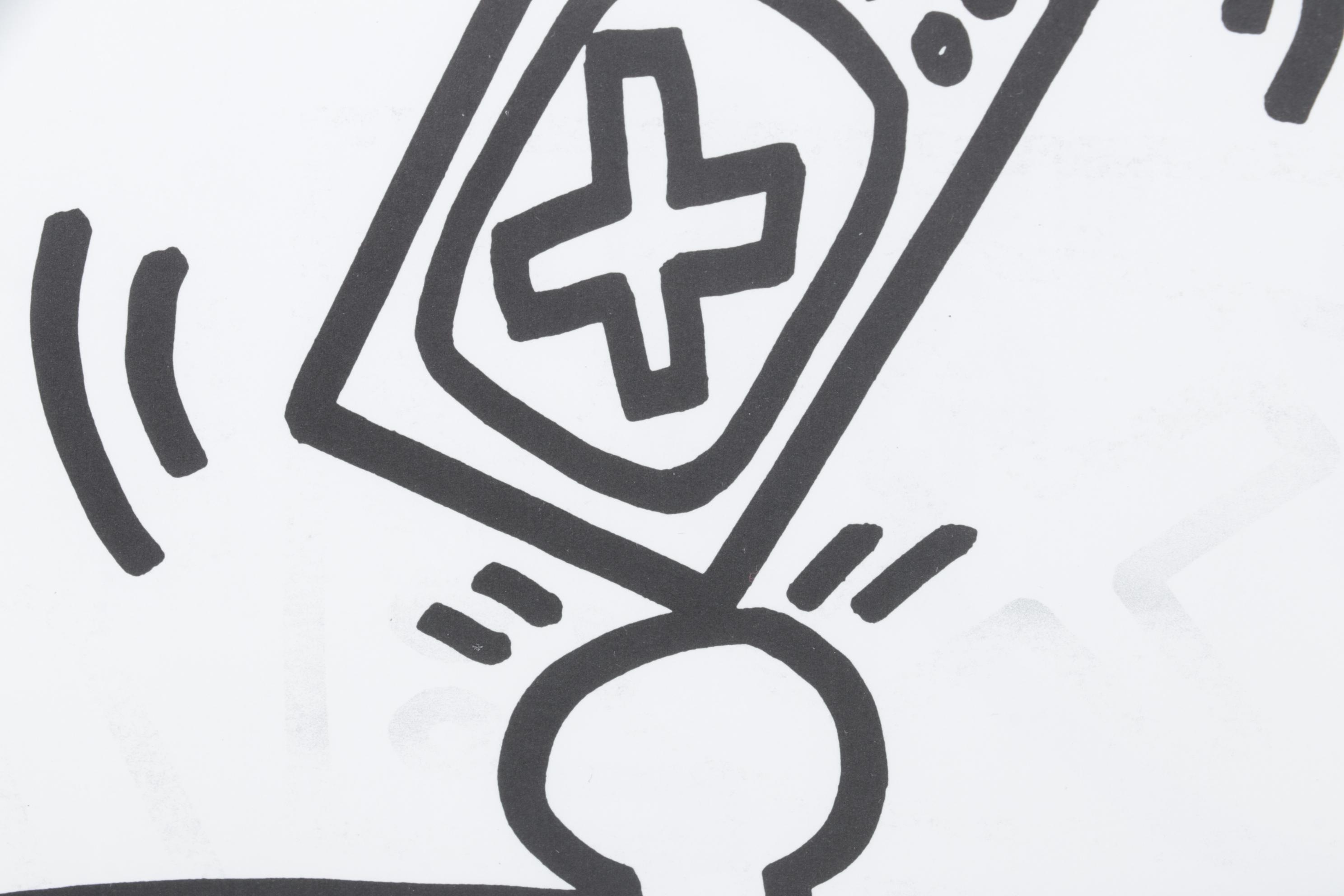 Lithograph after Keith Haring, Untitled (From the Napoli Series), May 1983