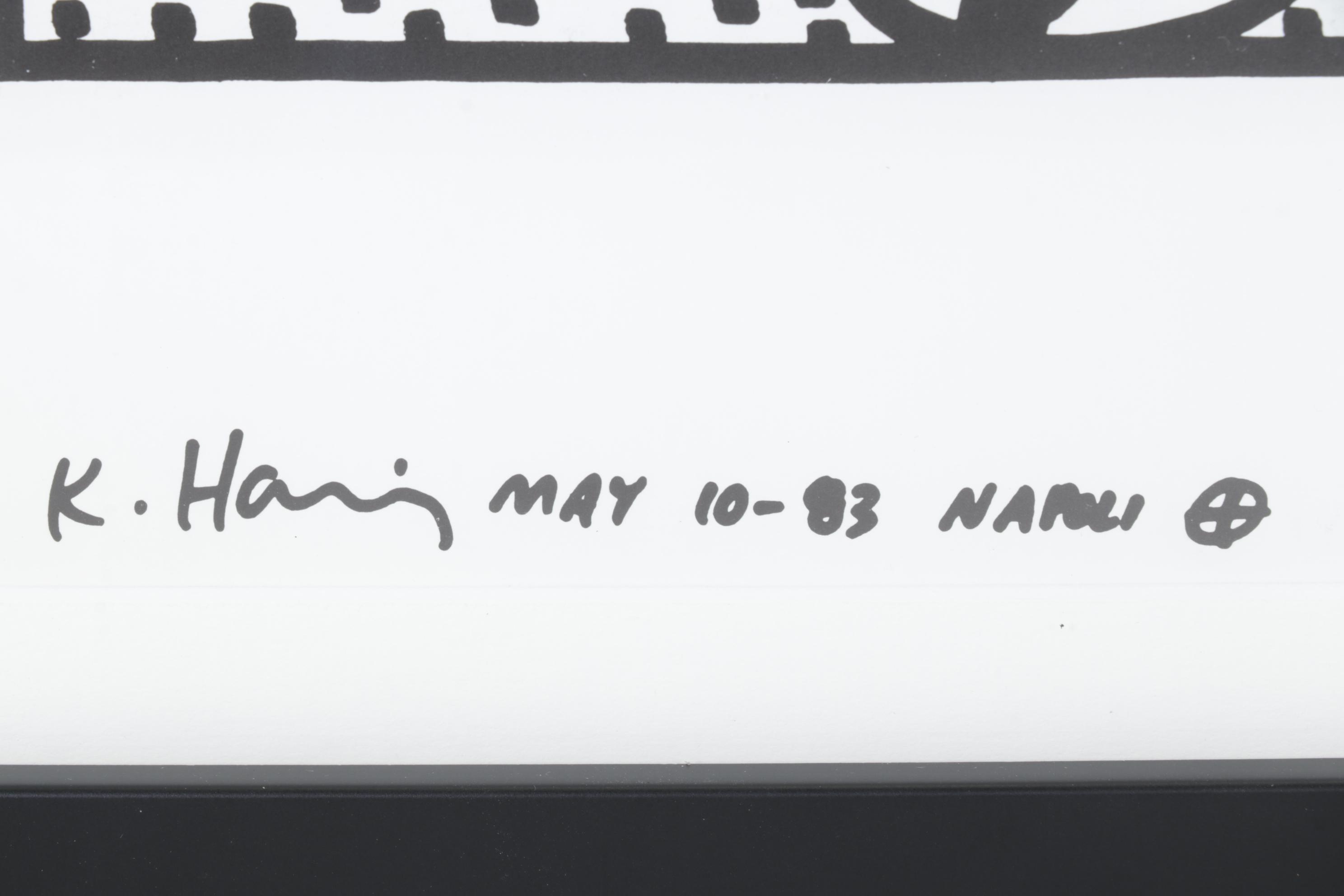 Lithograph after Keith Haring, Untitled (From the Napoli Series), May 1983