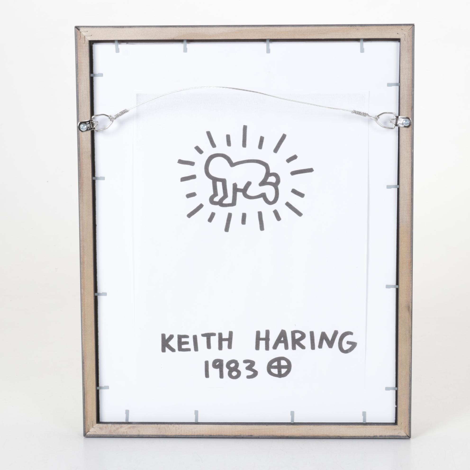 Lithograph after Keith Haring, Untitled (From the Napoli Series), May 1983