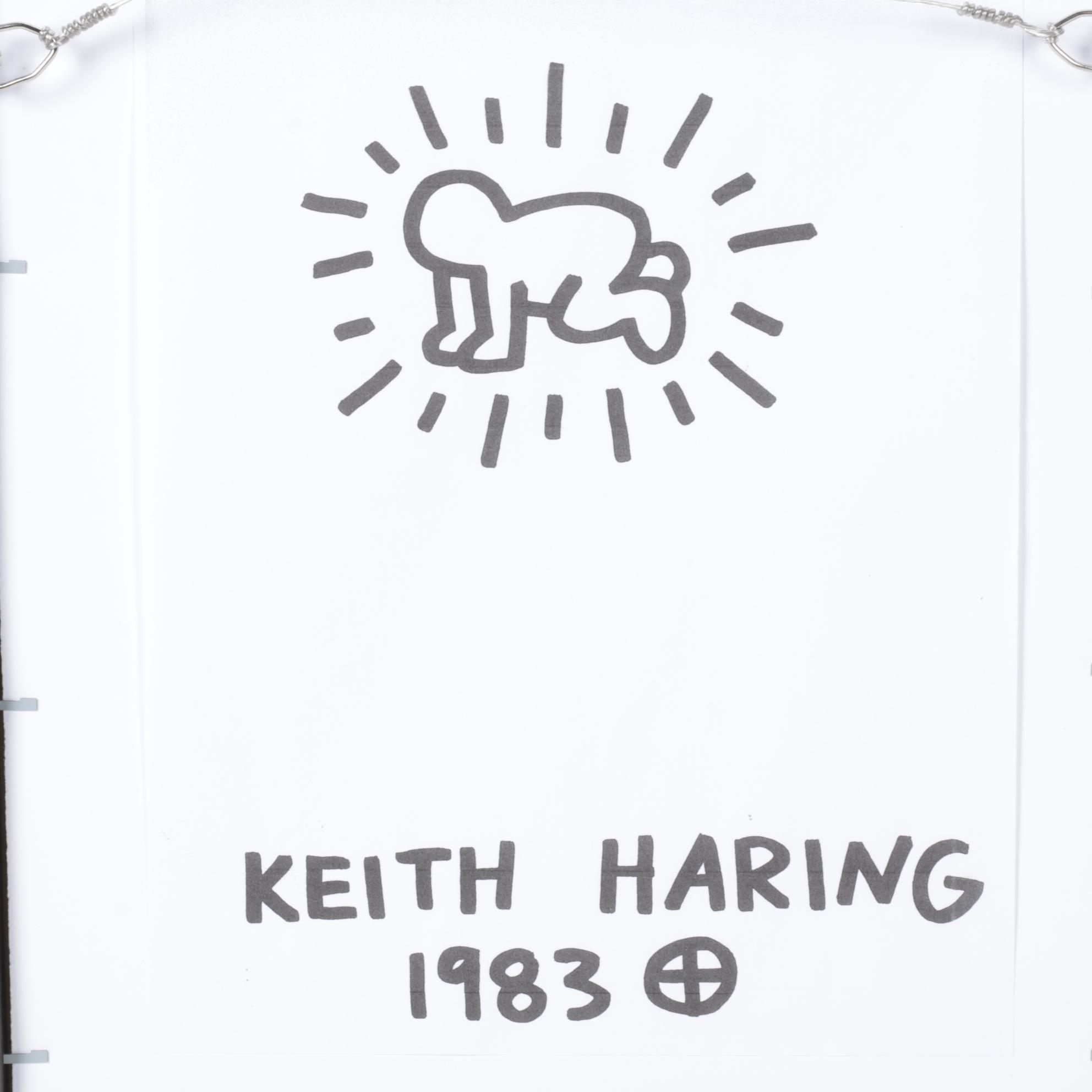 Lithograph after Keith Haring, Untitled (From the Napoli Series), May 1983