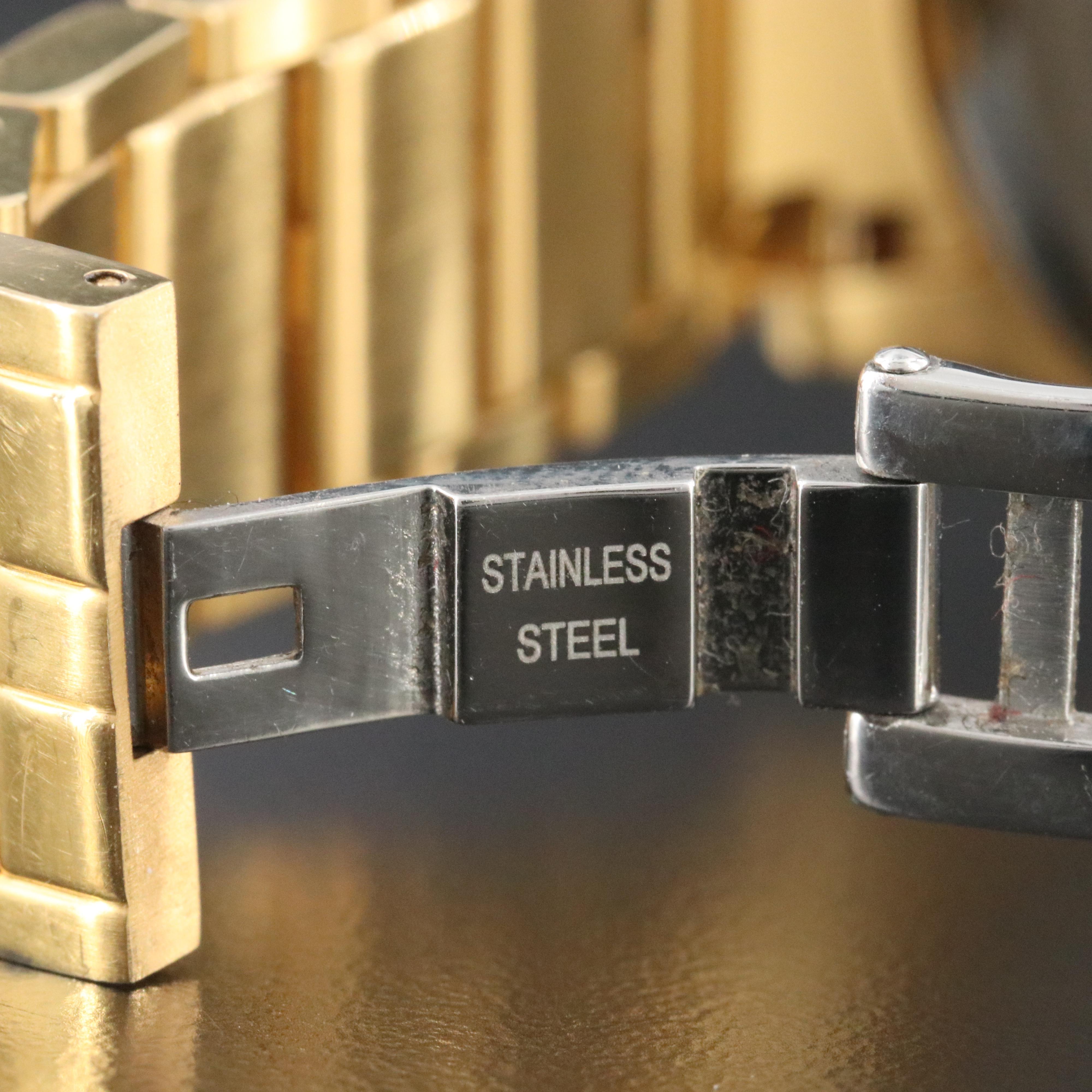 Movado Museum Classic Gold PVD and Stainless Steel Watch