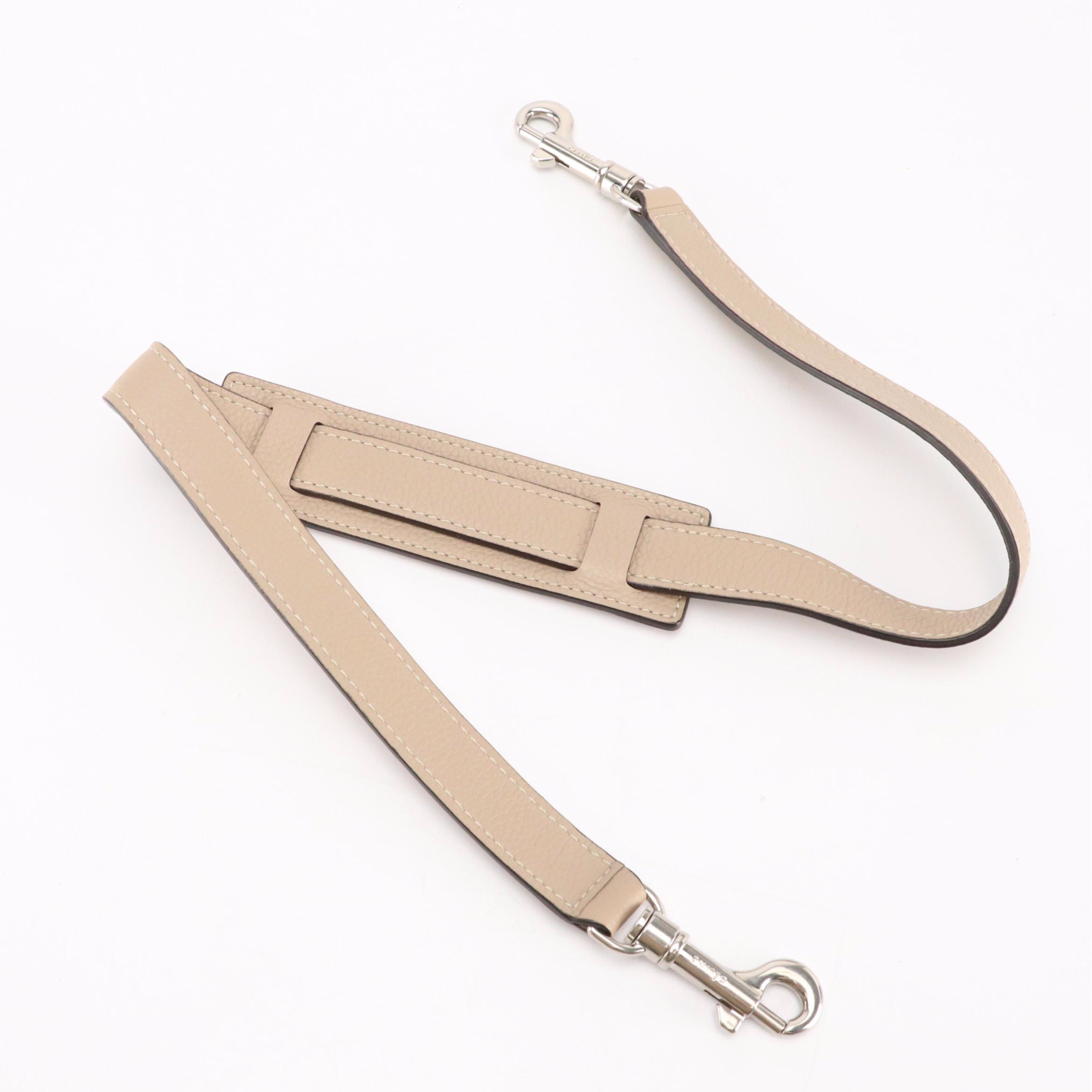 Céline Calfskin Leather Trapeze Two-Way Bag in Dune