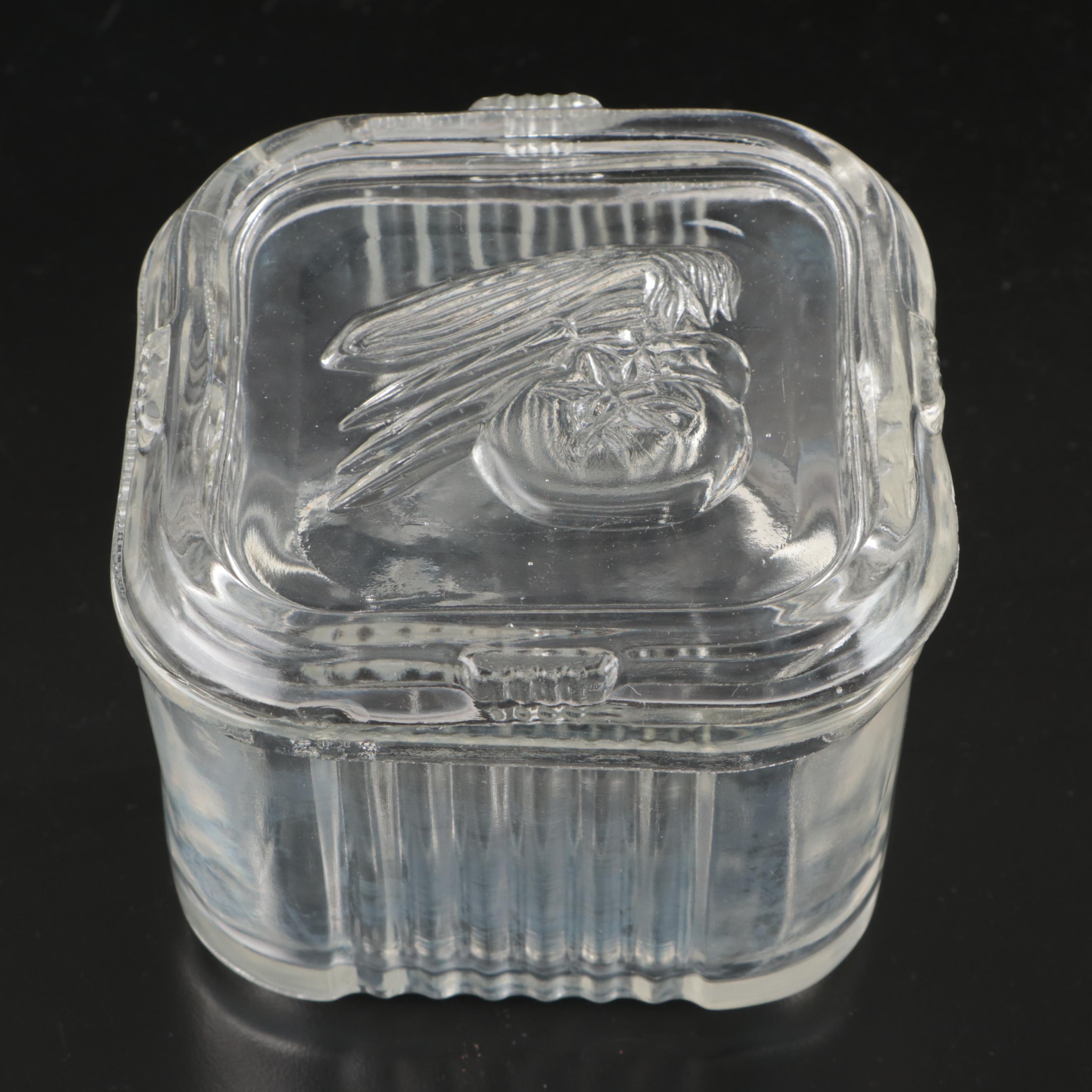 Indiana Glass Pebble and Leaf Corn Cob Dishes with Other Bakeware and Tableware