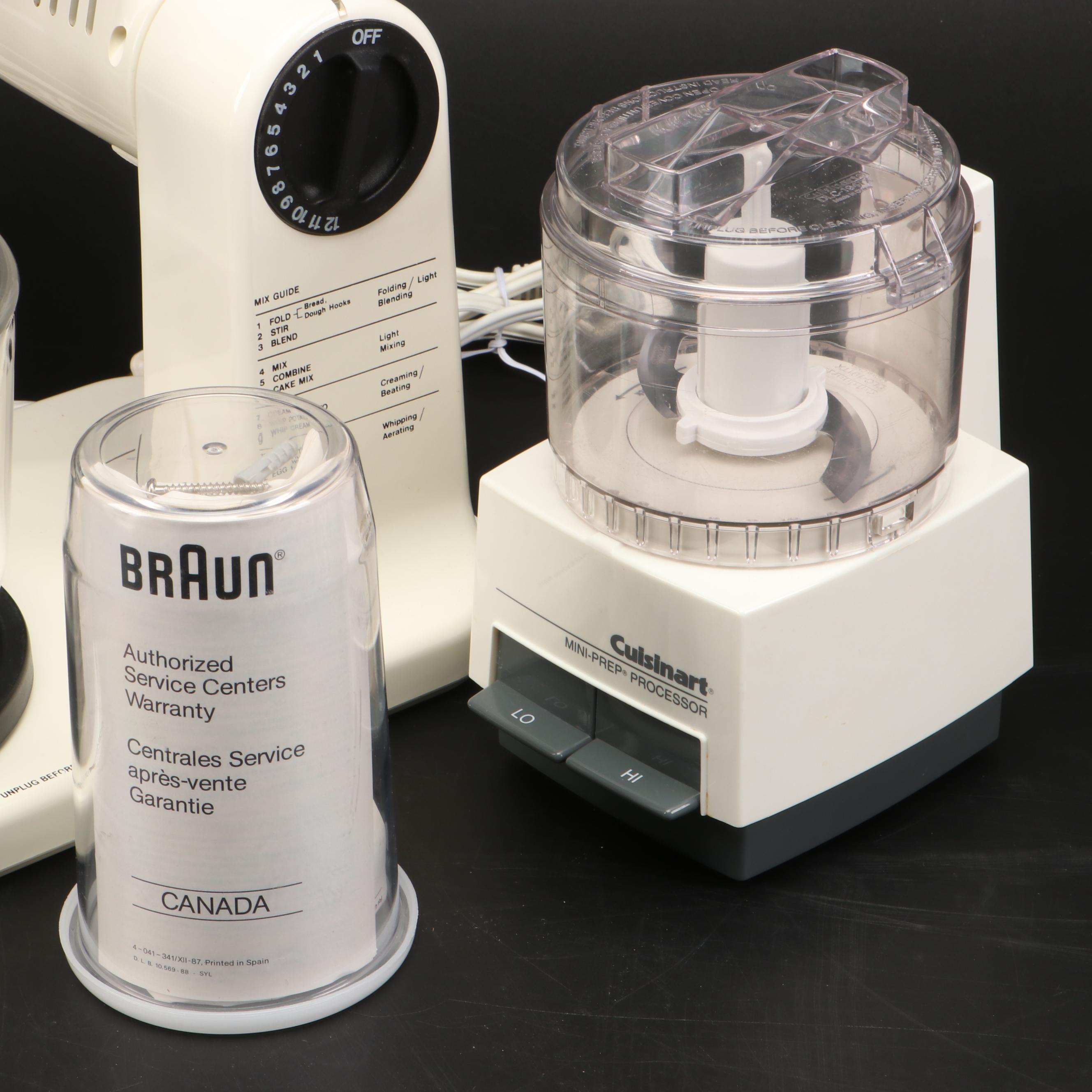 Sunbeam Mixmaster, Farberware Electric Skillet, and Other Kitchen Appliances