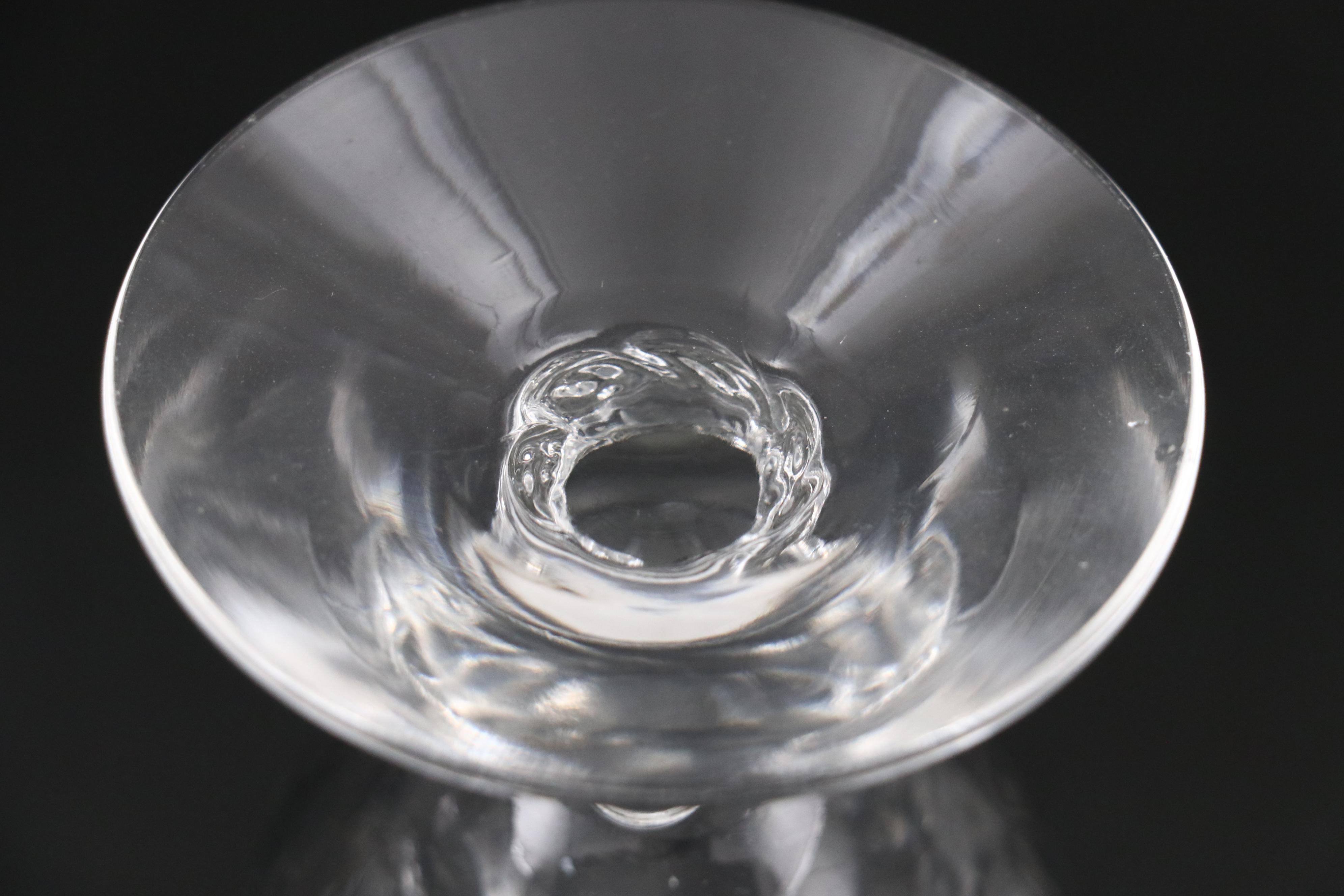 Fostoria "Navarre Clear" Etched Iced Tea Glasses, 20th Century