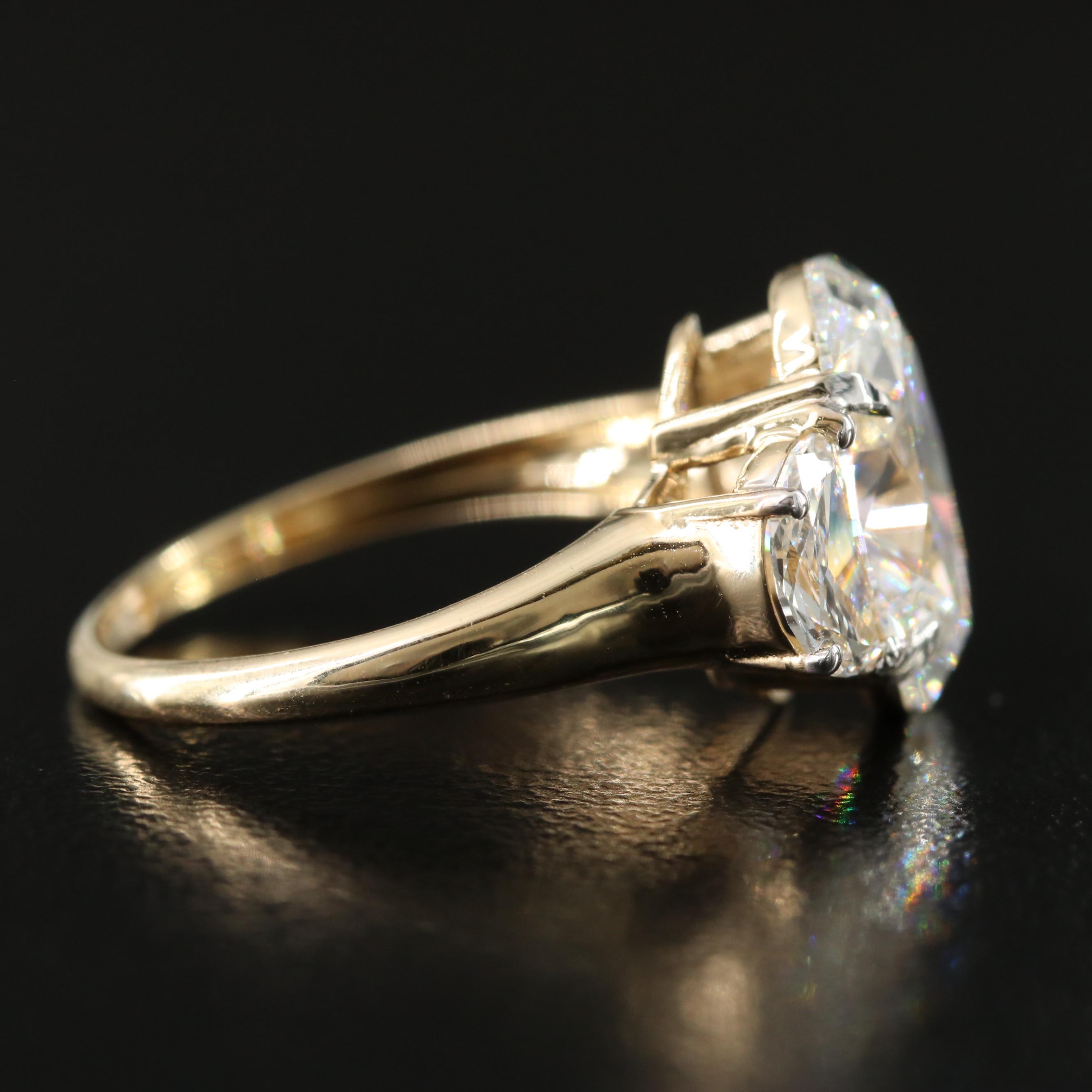 14K 4.86 CTW Lab Grown Diamond Ring with IGI Report