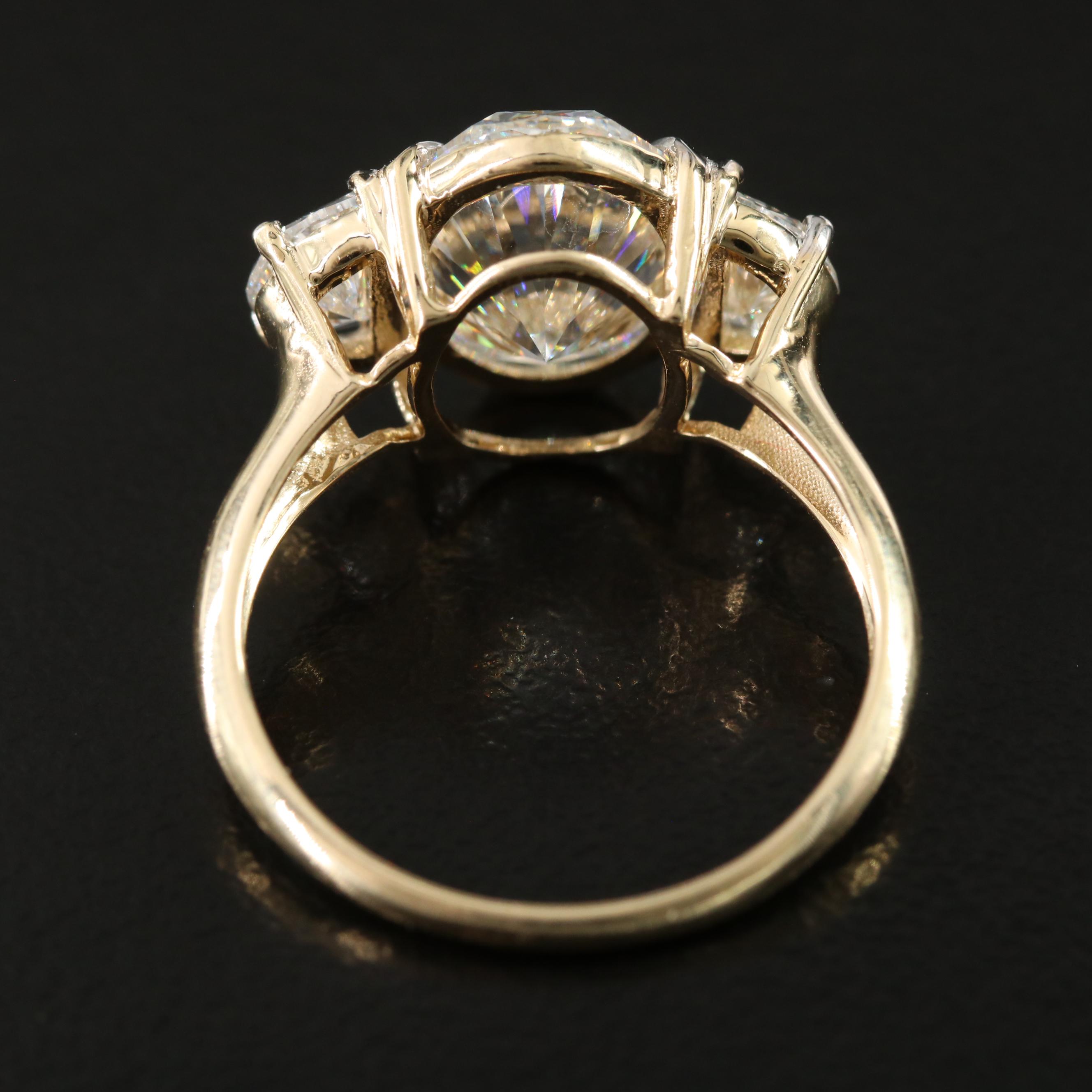 14K 4.86 CTW Lab Grown Diamond Ring with IGI Report