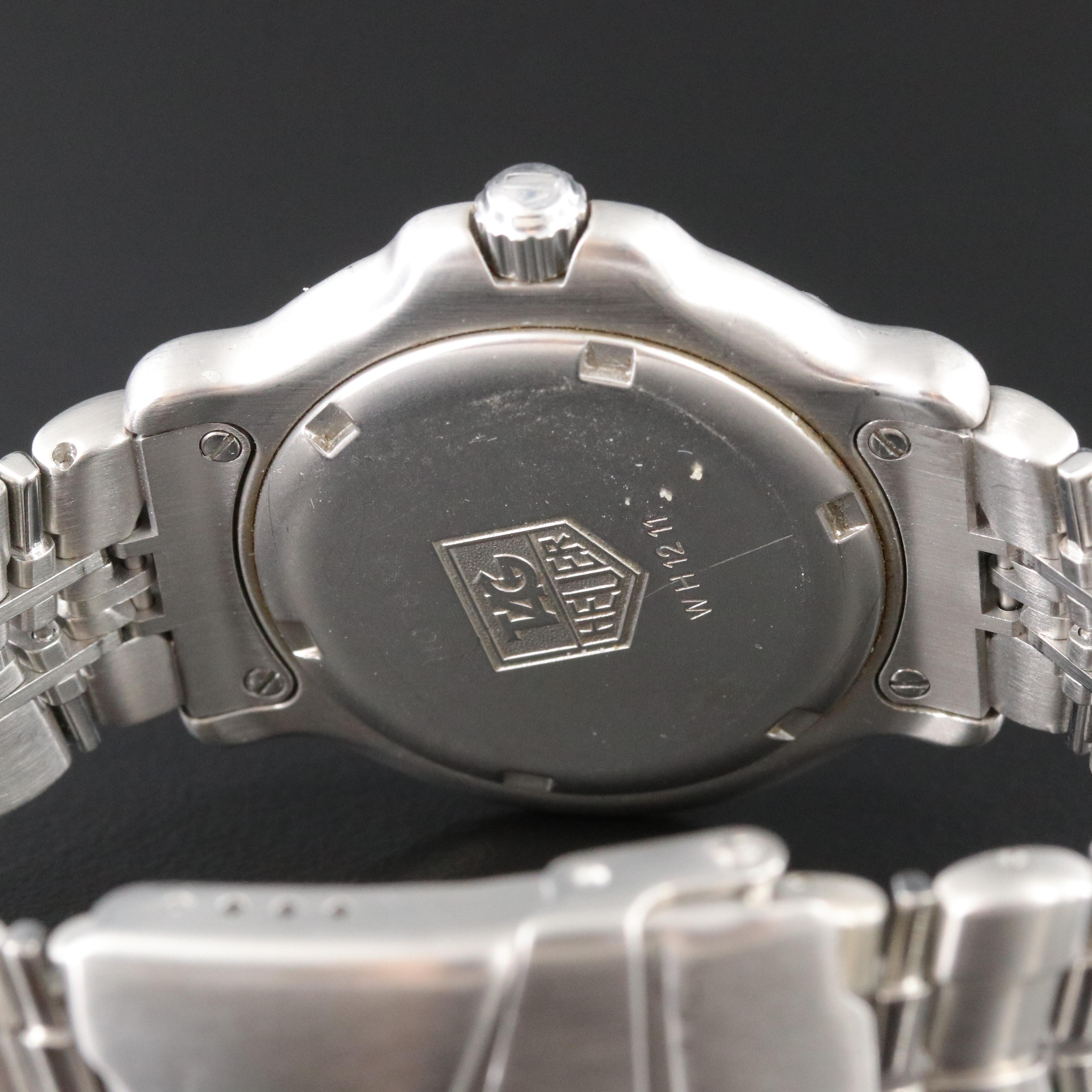 TAG Heuer 6000 Series WH 12 11 White Dial 35mm Steel Quartz Watch