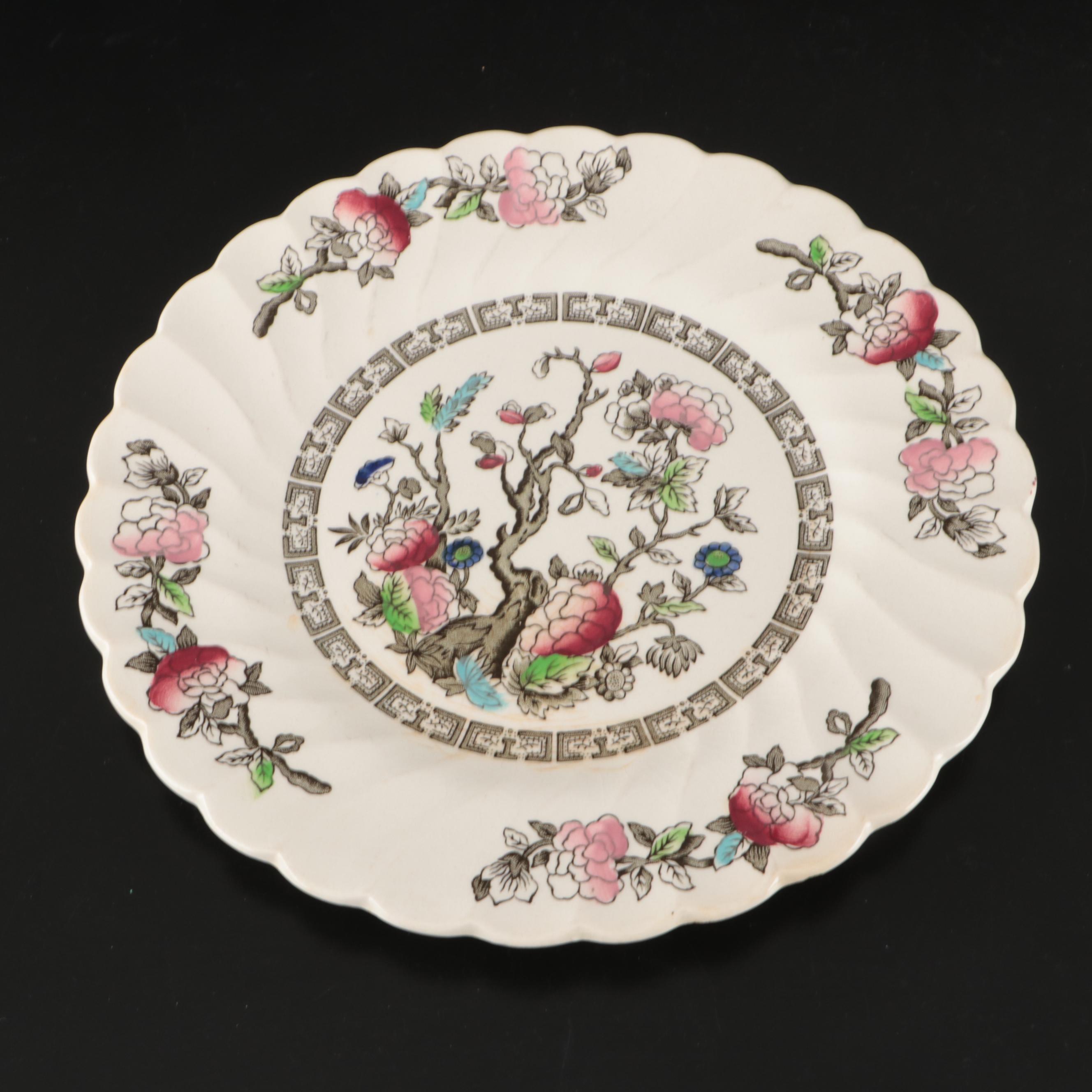 Myott Staffordshire and Johnson Bros "Indian Tree" Dinnerware and Serving Pieces