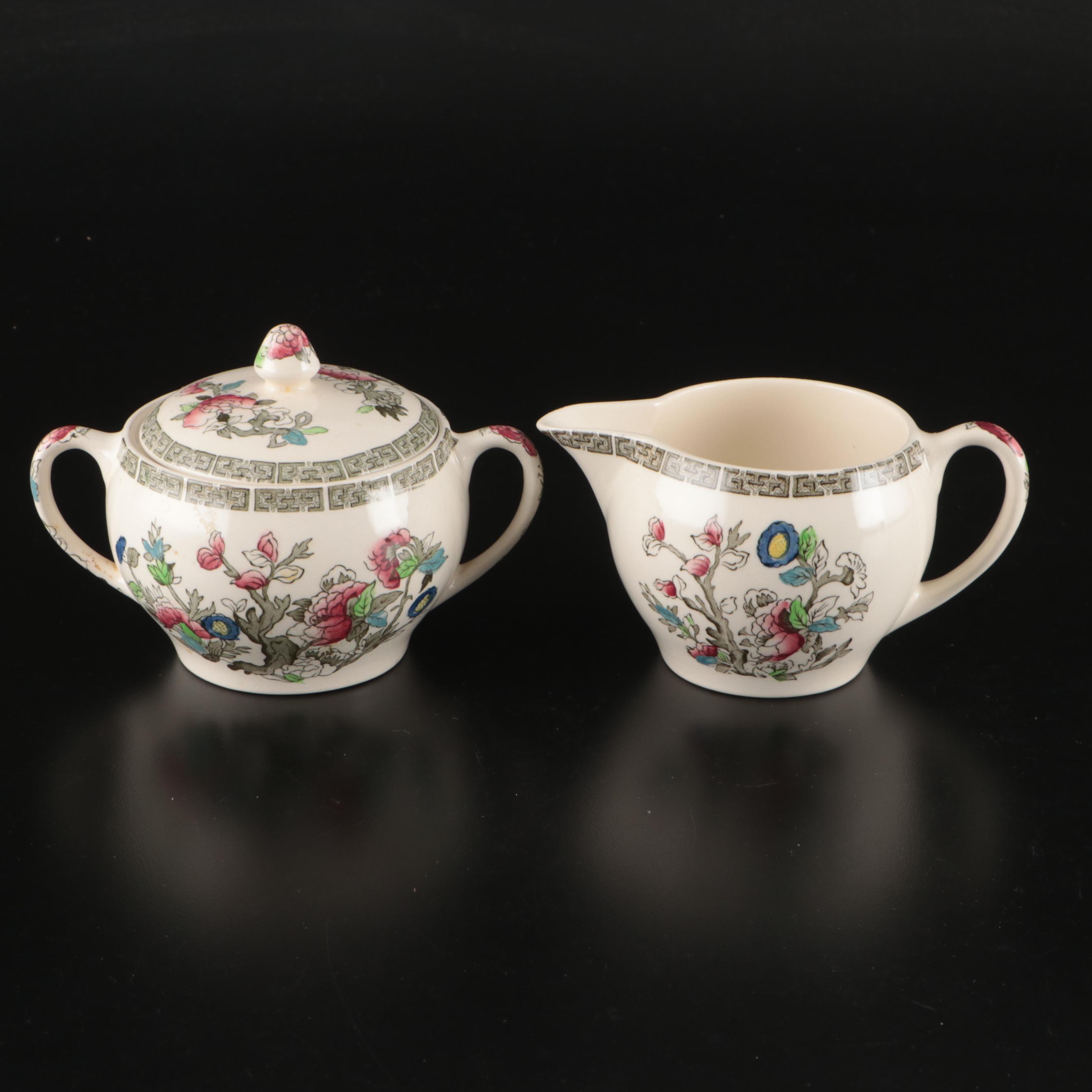 Myott Staffordshire and Johnson Bros "Indian Tree" Dinnerware and Serving Pieces