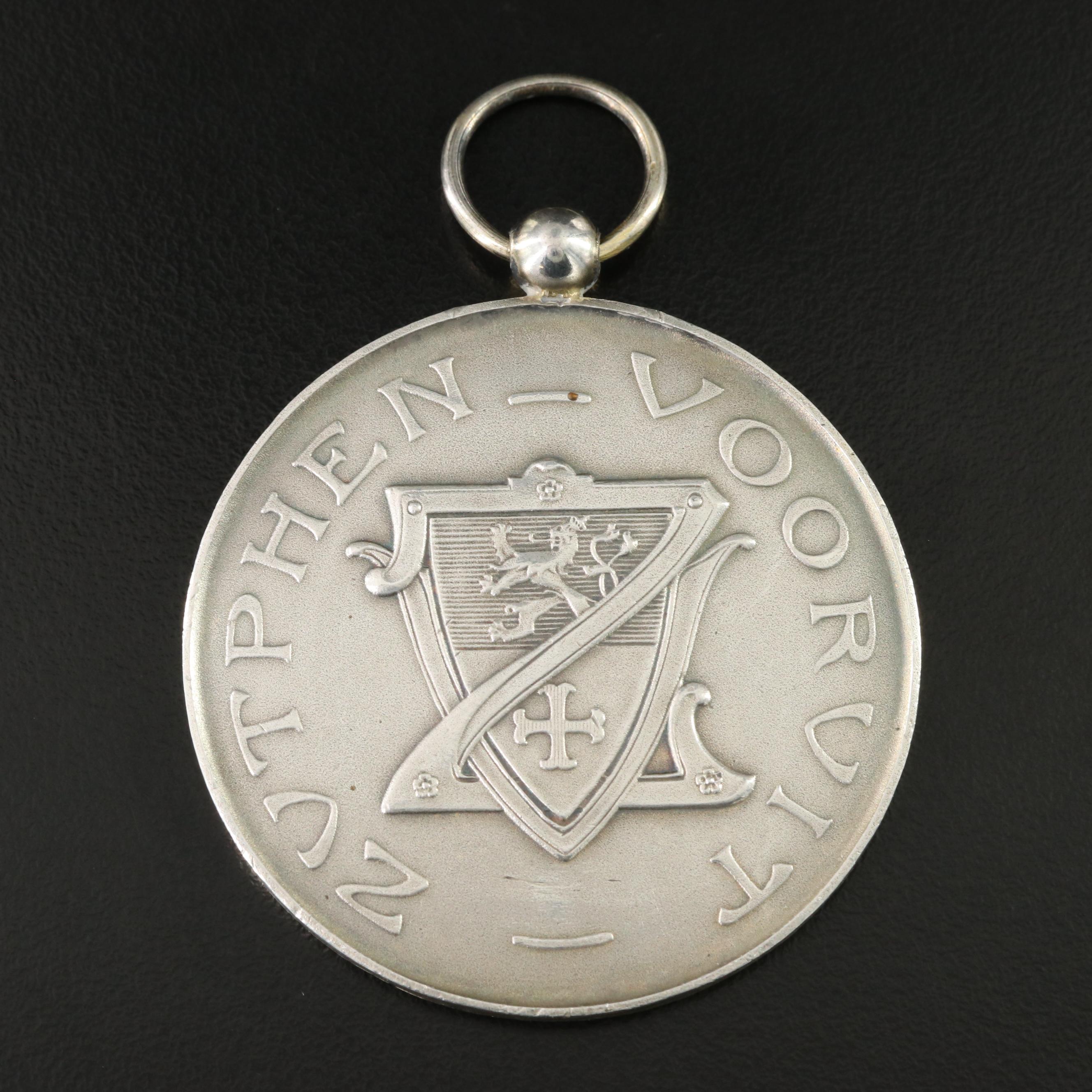 980 Silver Competition Medallion