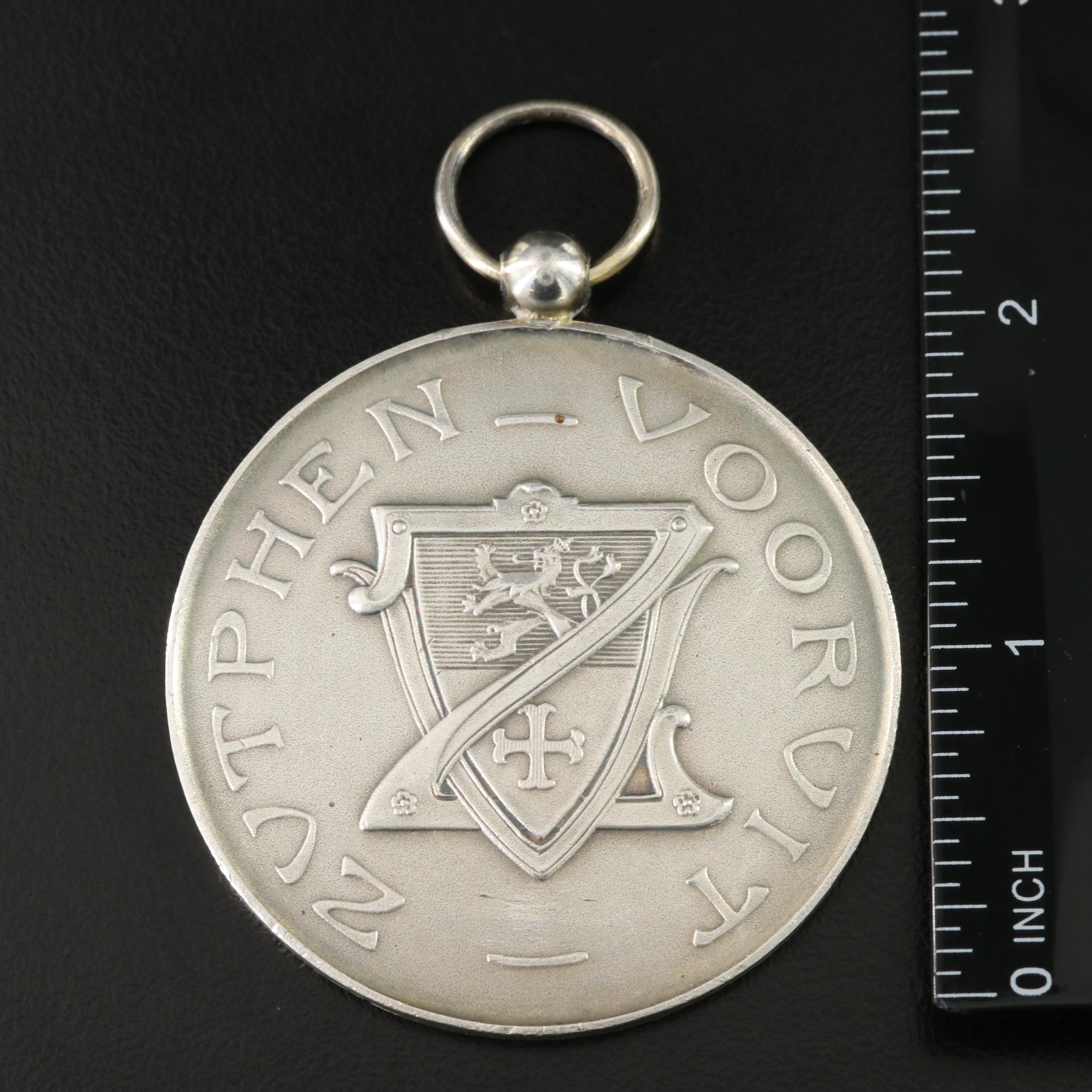 980 Silver Competition Medallion
