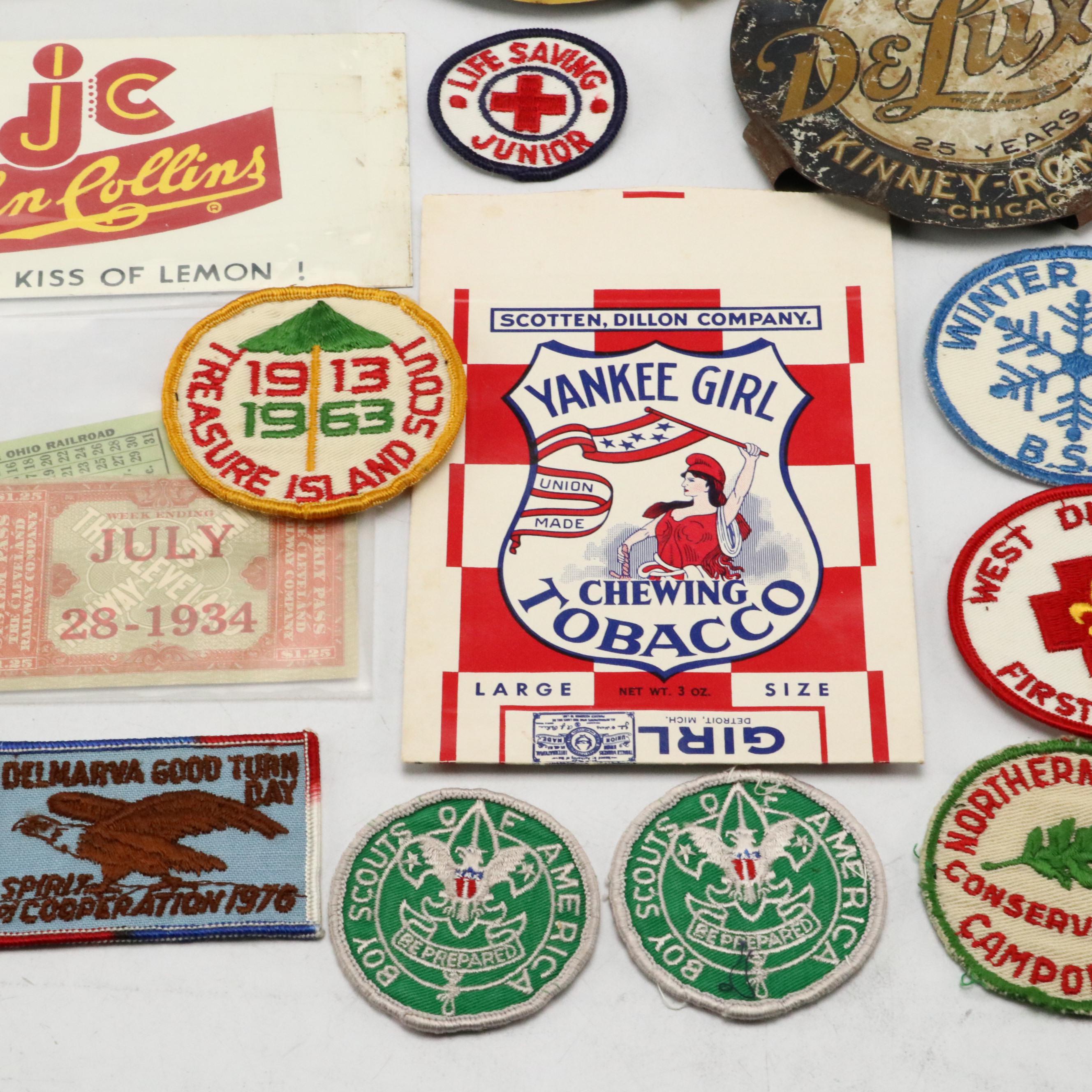 Geiger-Jones and Other Lock Box, Letters, Advertisement Signs and More