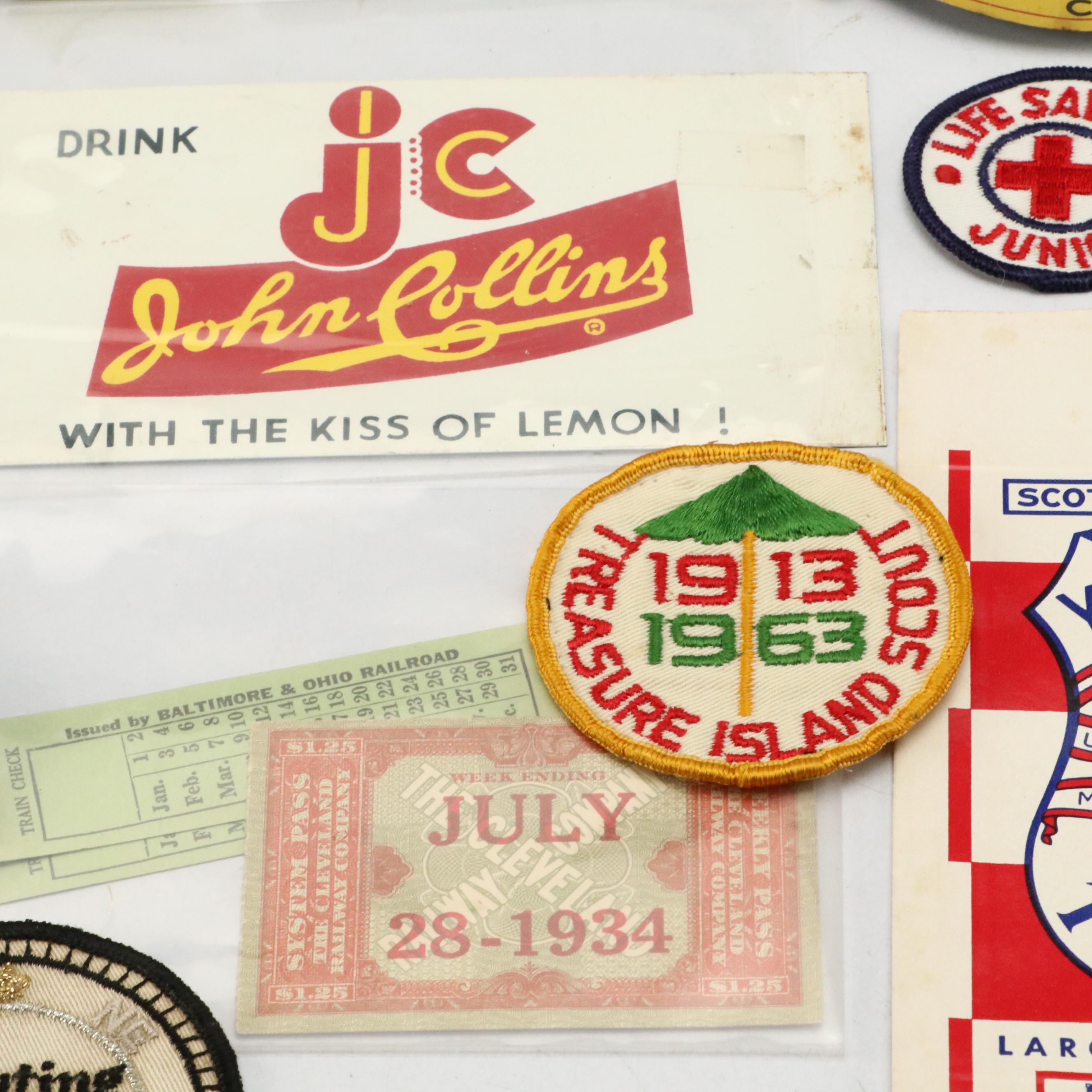 Geiger-Jones and Other Lock Box, Letters, Advertisement Signs and More