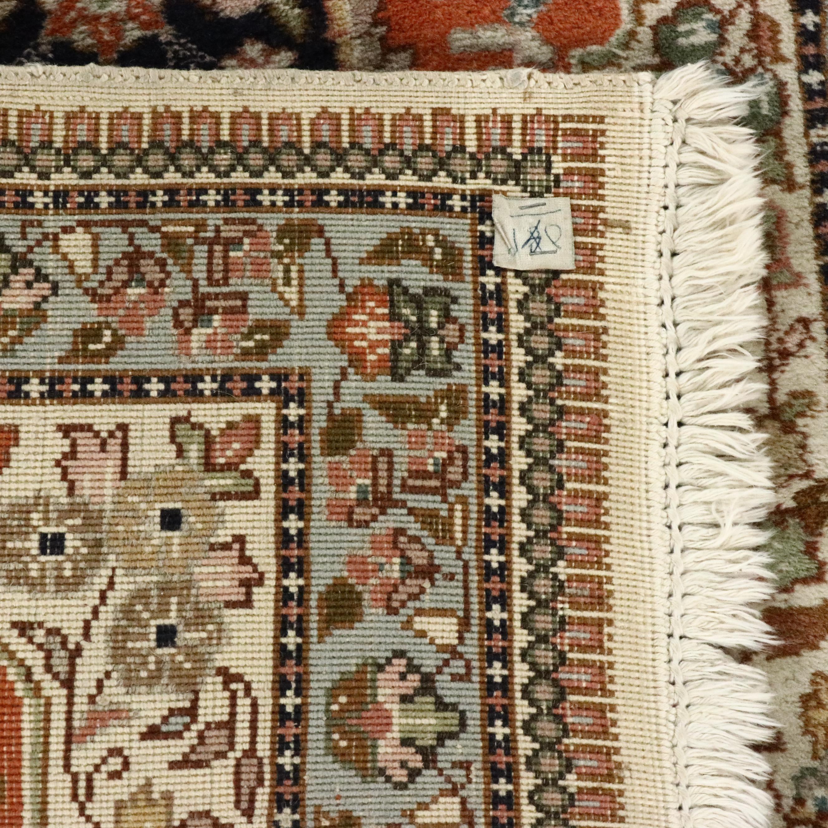 2'8 x 4'3 Hand-Knotted Persian Tabriz Accent Rug