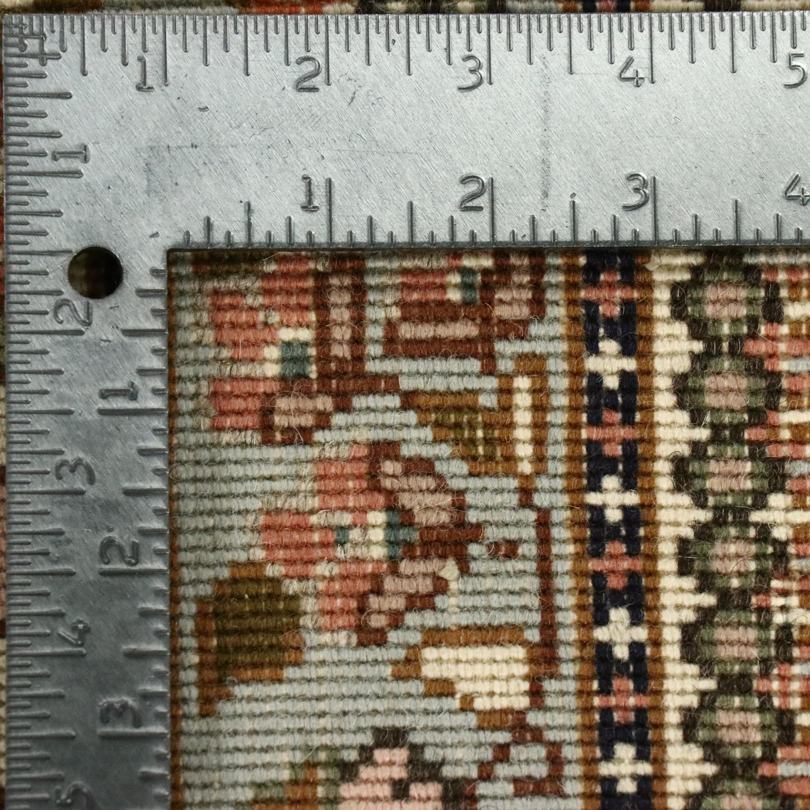 2'8 x 4'3 Hand-Knotted Persian Tabriz Accent Rug