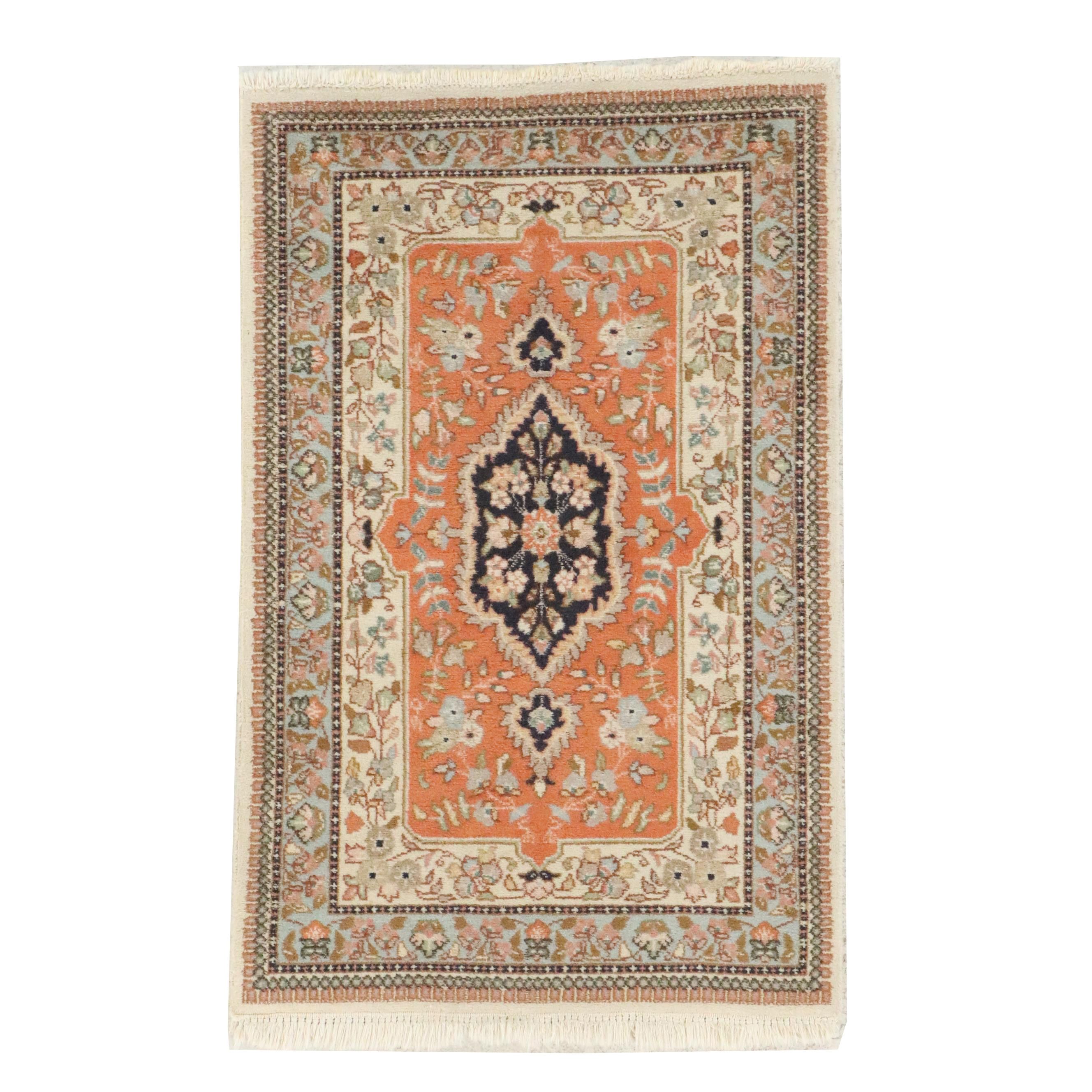 2'8 x 4'3 Hand-Knotted Persian Tabriz Accent Rug