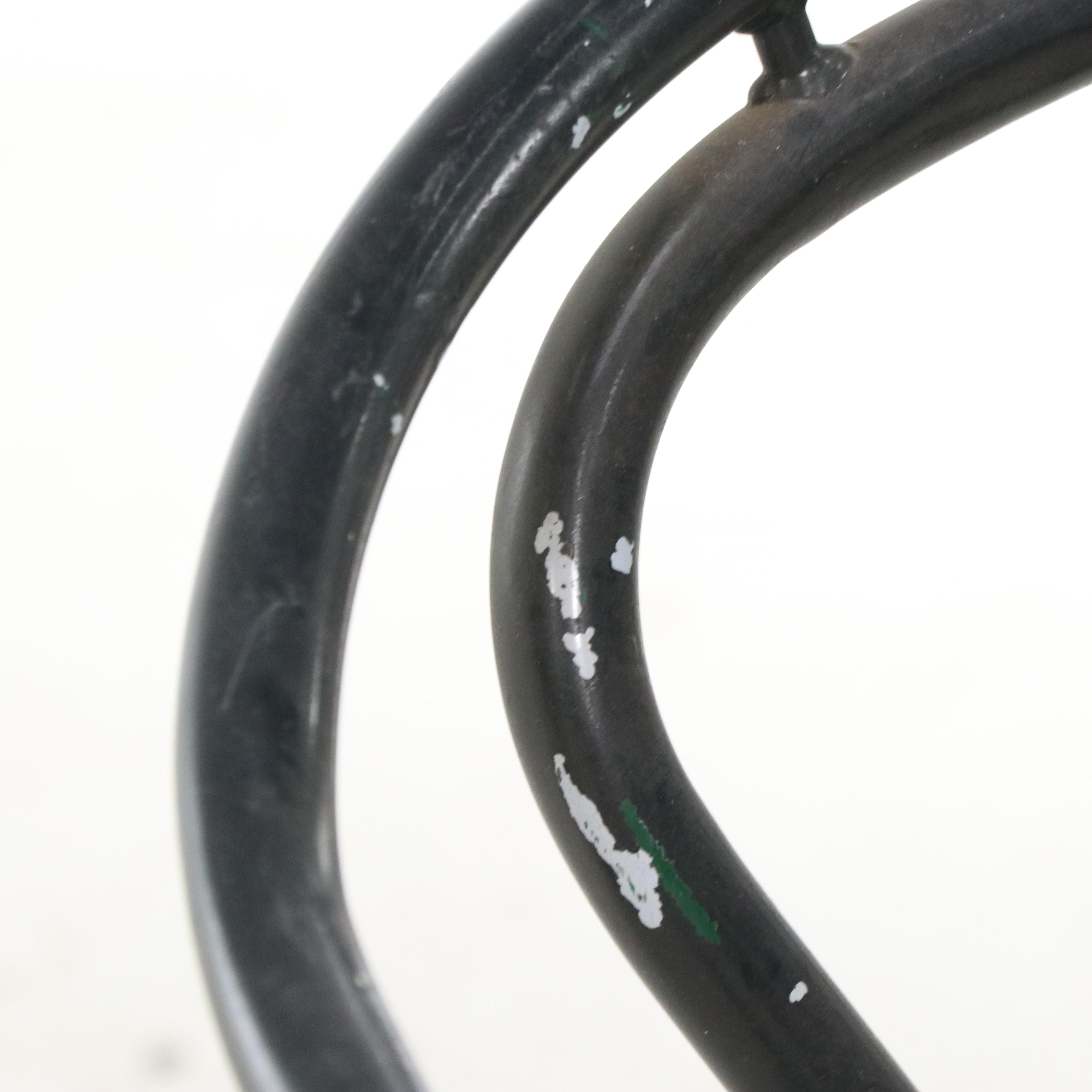 Set of Three Postmodernist Tubular Steel Framed Chairs, Late 20th Century