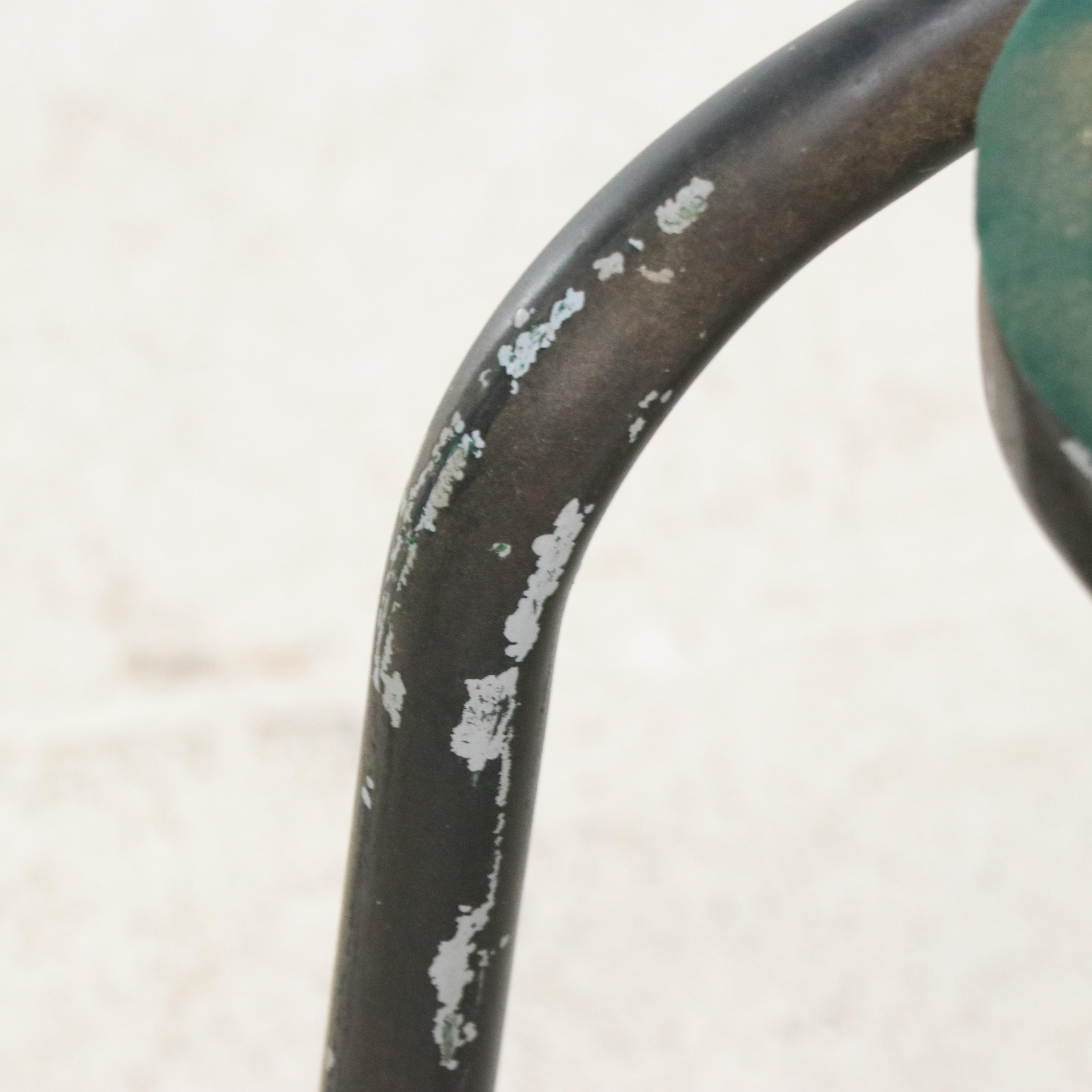 Set of Three Postmodernist Tubular Steel Framed Chairs, Late 20th Century