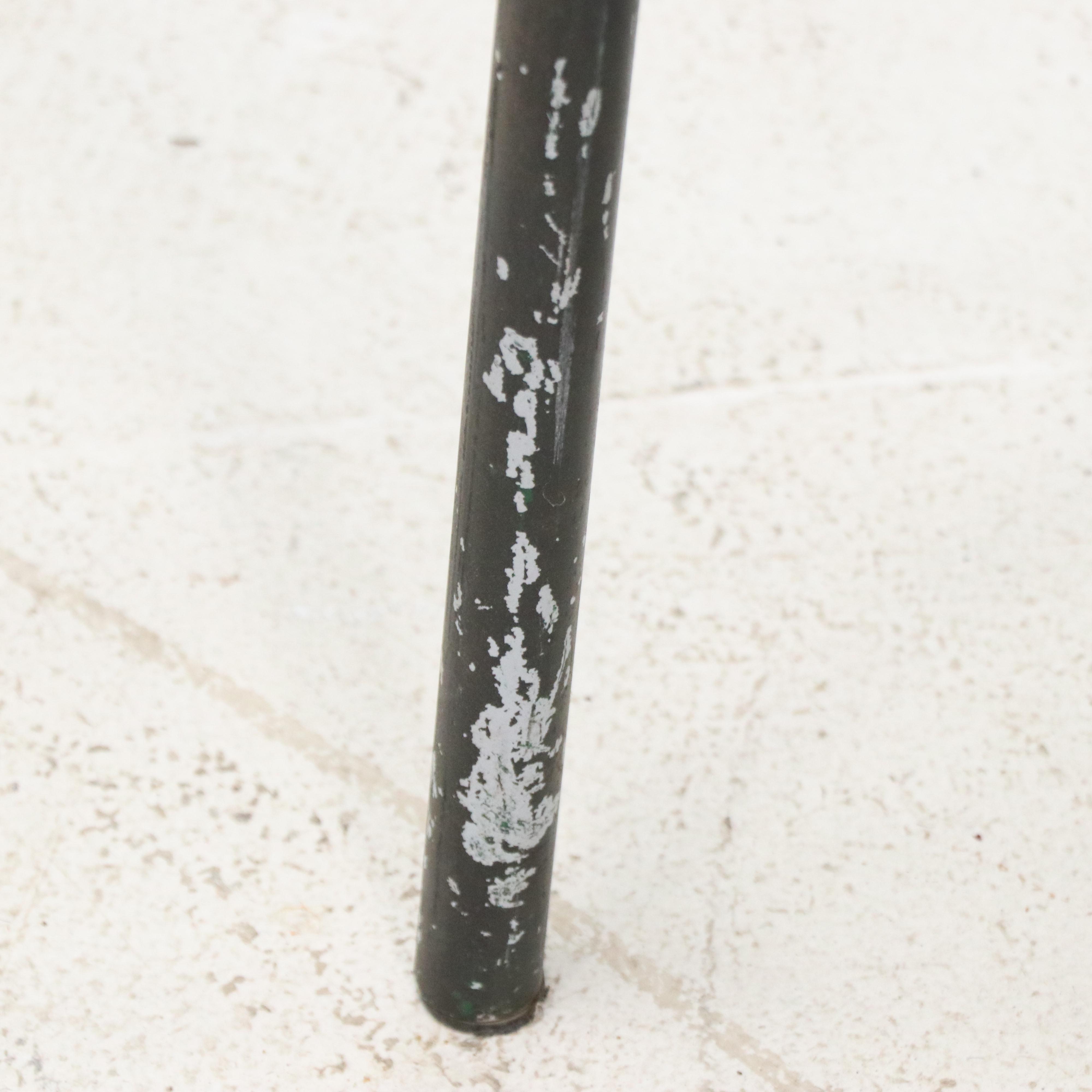 Set of Three Postmodernist Tubular Steel Framed Chairs, Late 20th Century