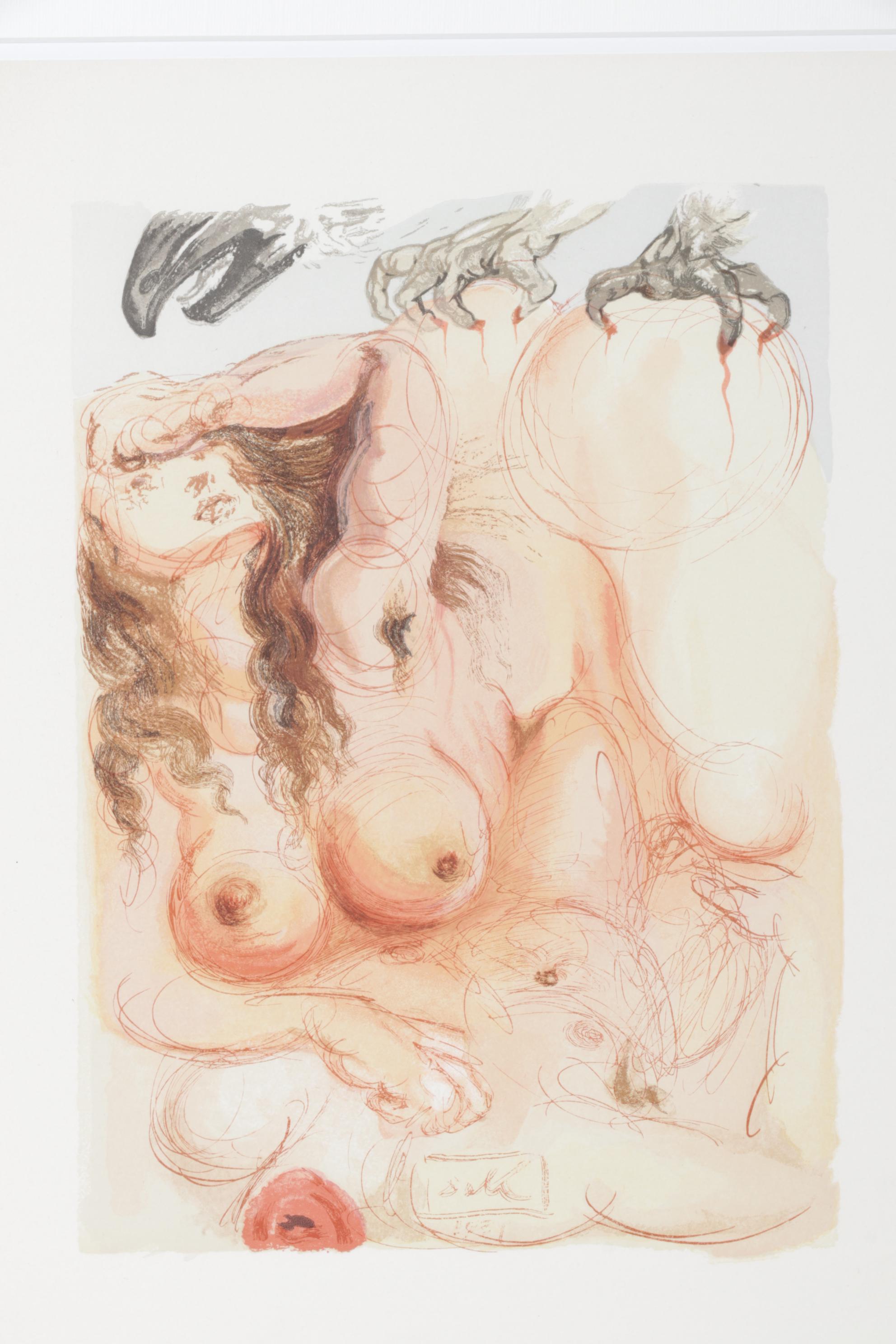 Salvador Dalí Wood Engraving "Le Songe", 1960-1964