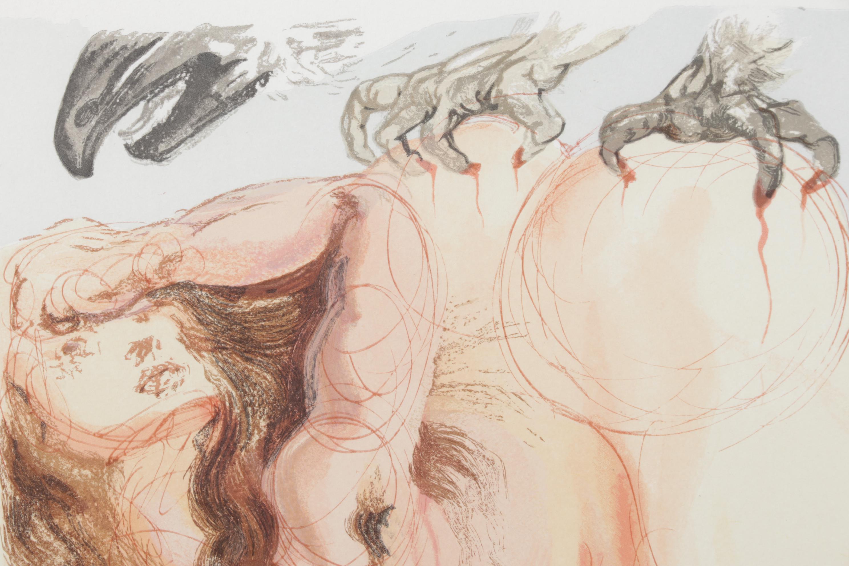 Salvador Dalí Wood Engraving "Le Songe", 1960-1964