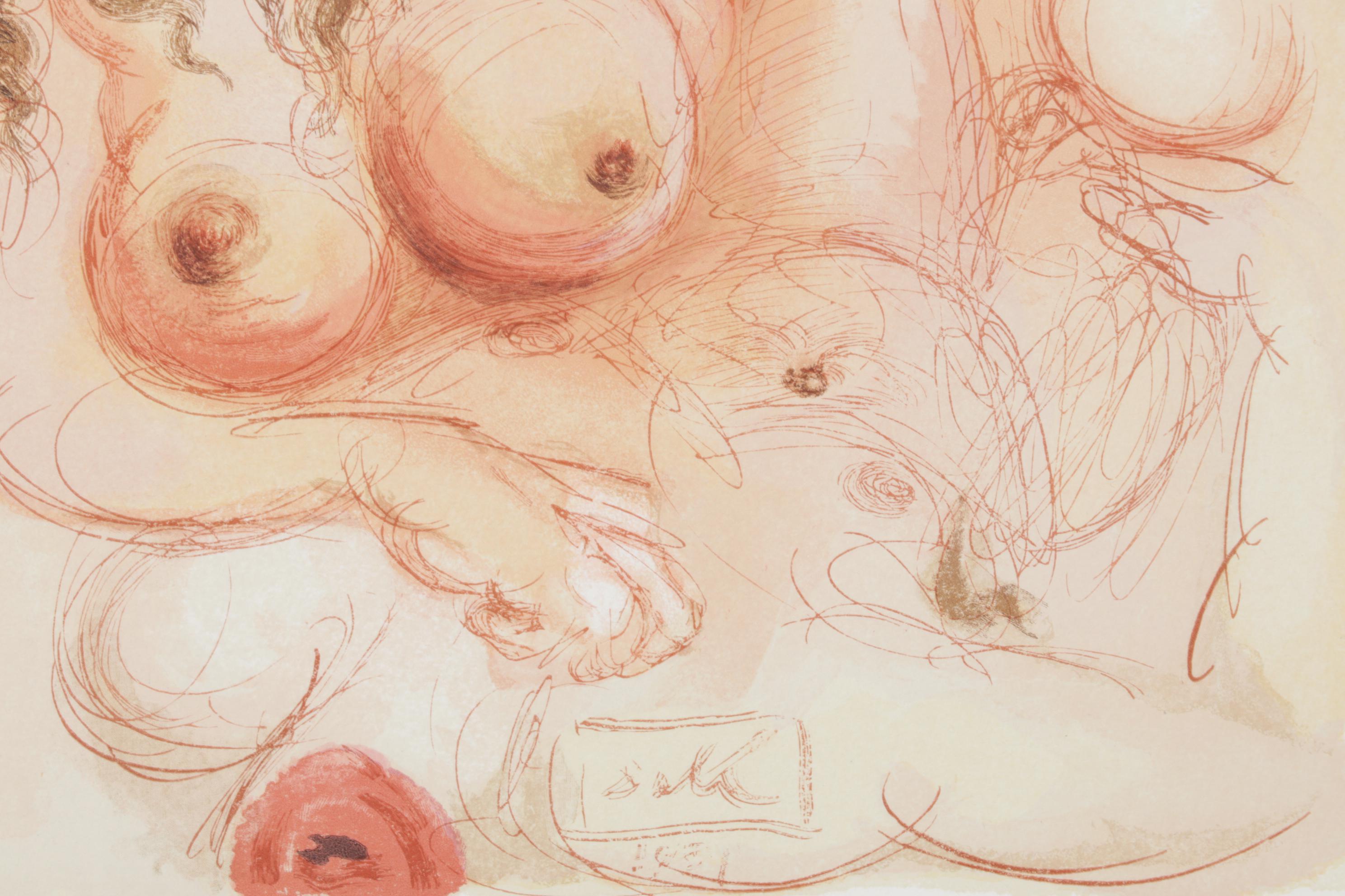 Salvador Dalí Wood Engraving "Le Songe", 1960-1964