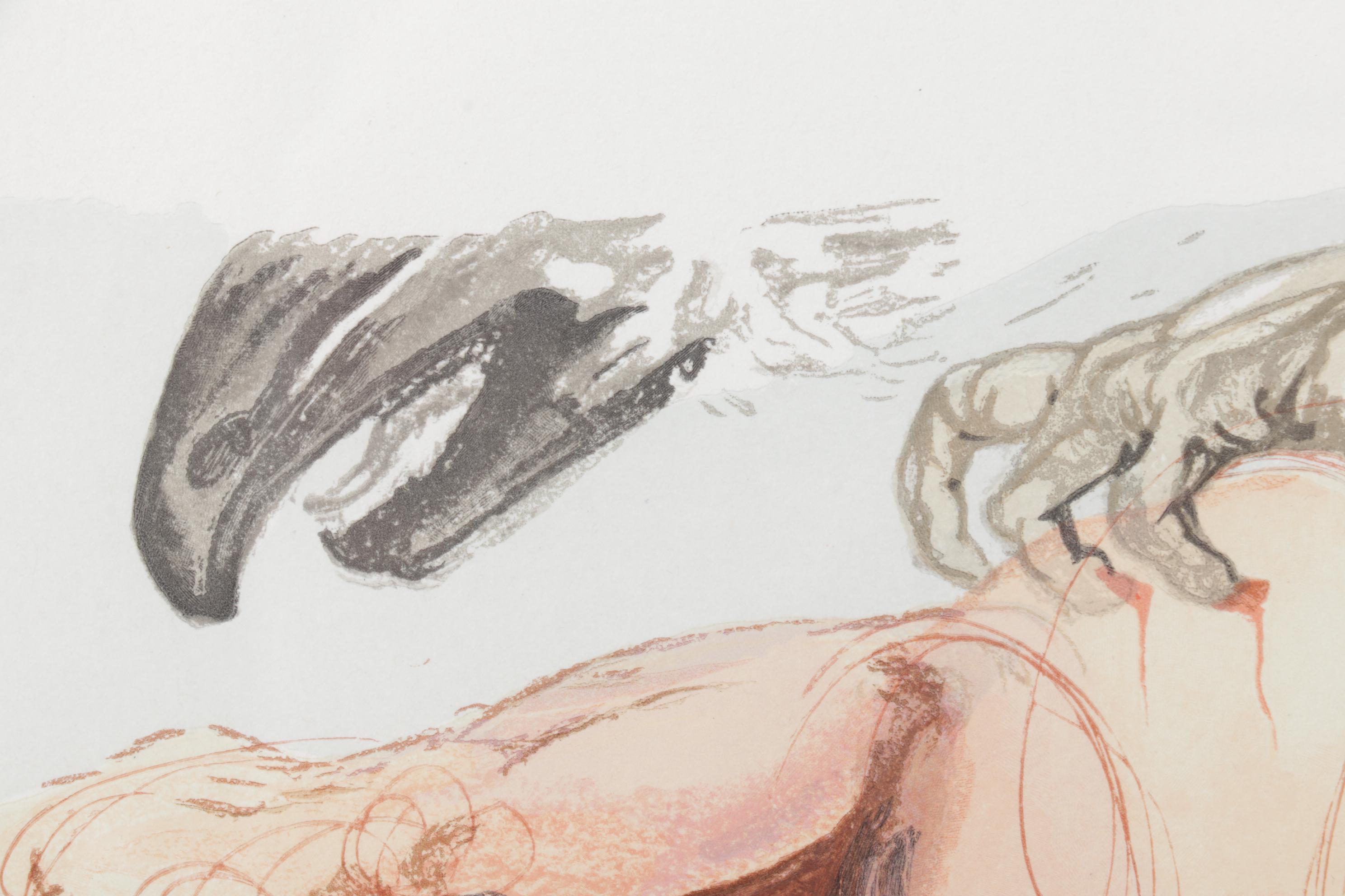 Salvador Dalí Wood Engraving "Le Songe", 1960-1964