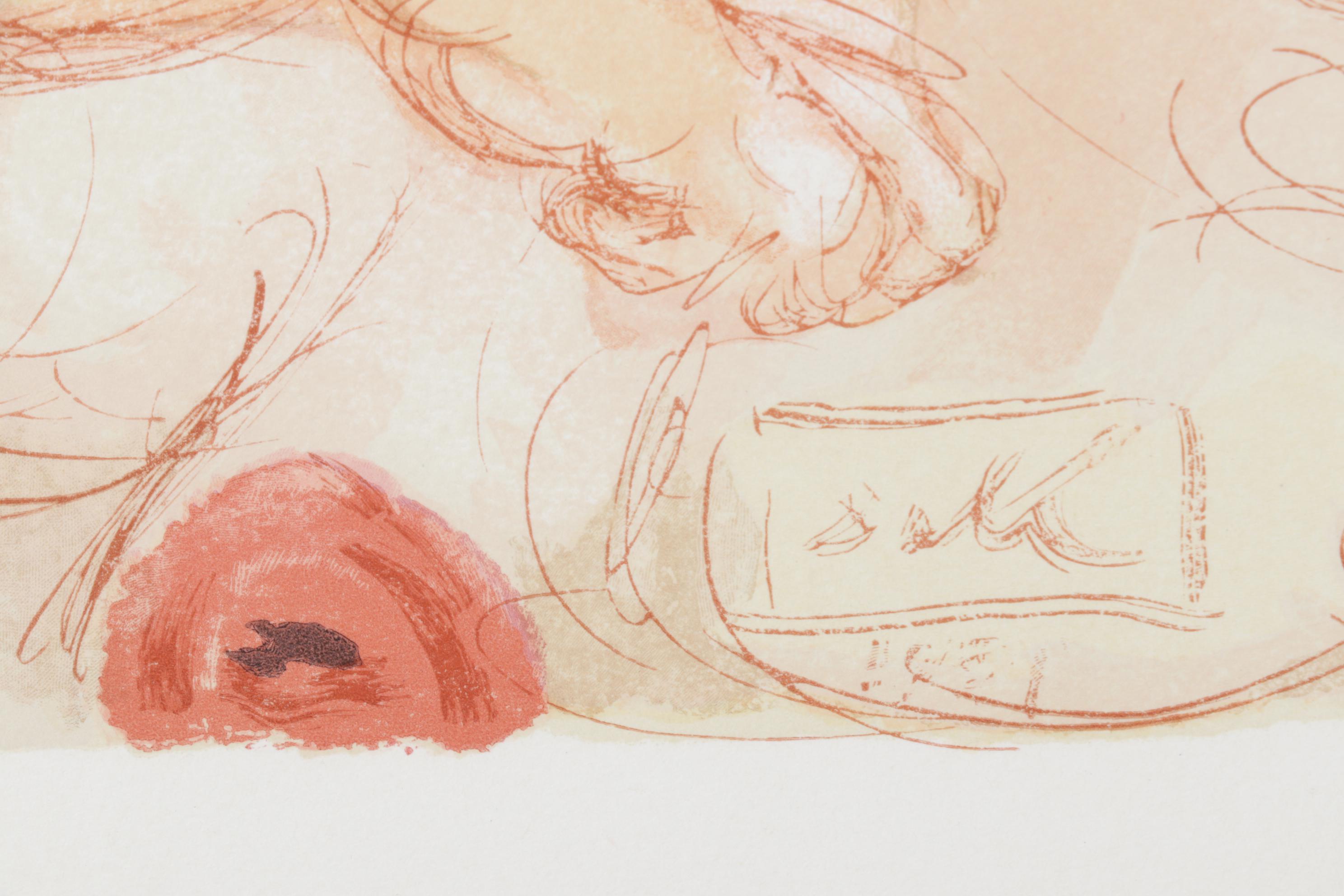 Salvador Dalí Wood Engraving "Le Songe", 1960-1964