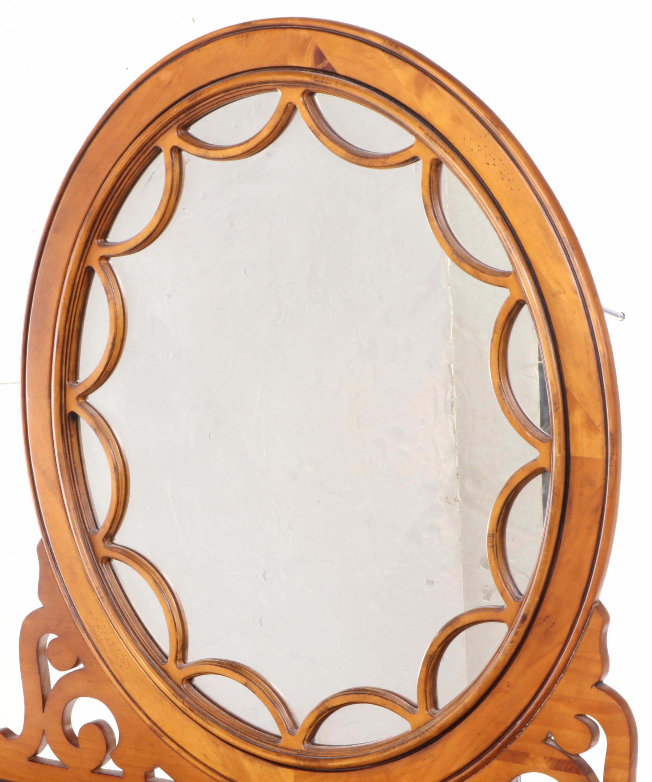 American Signature Regency Style Marquetry Inlaid Dresser