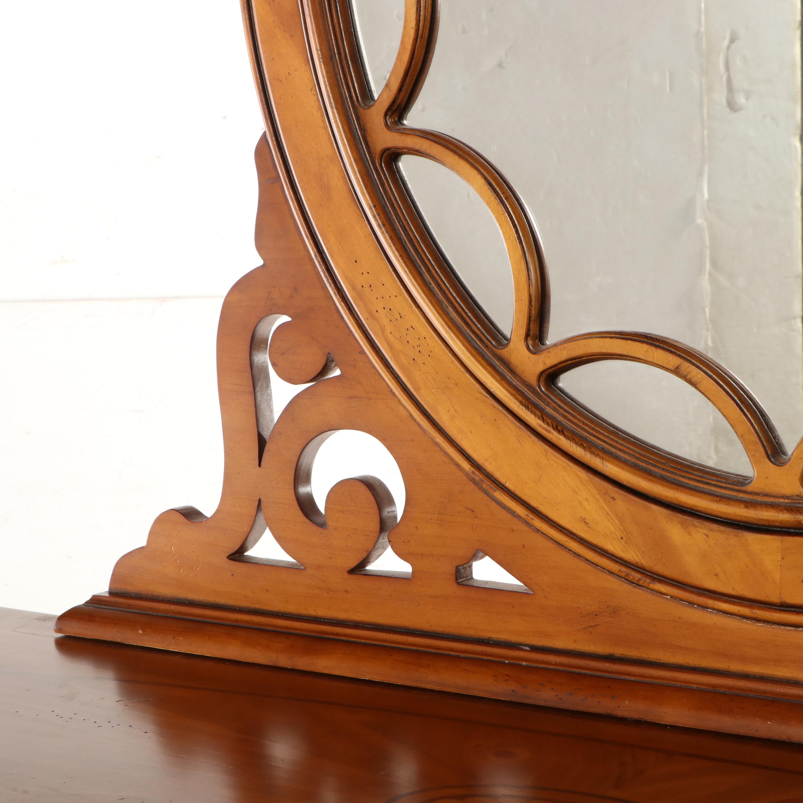 American Signature Regency Style Marquetry Inlaid Dresser