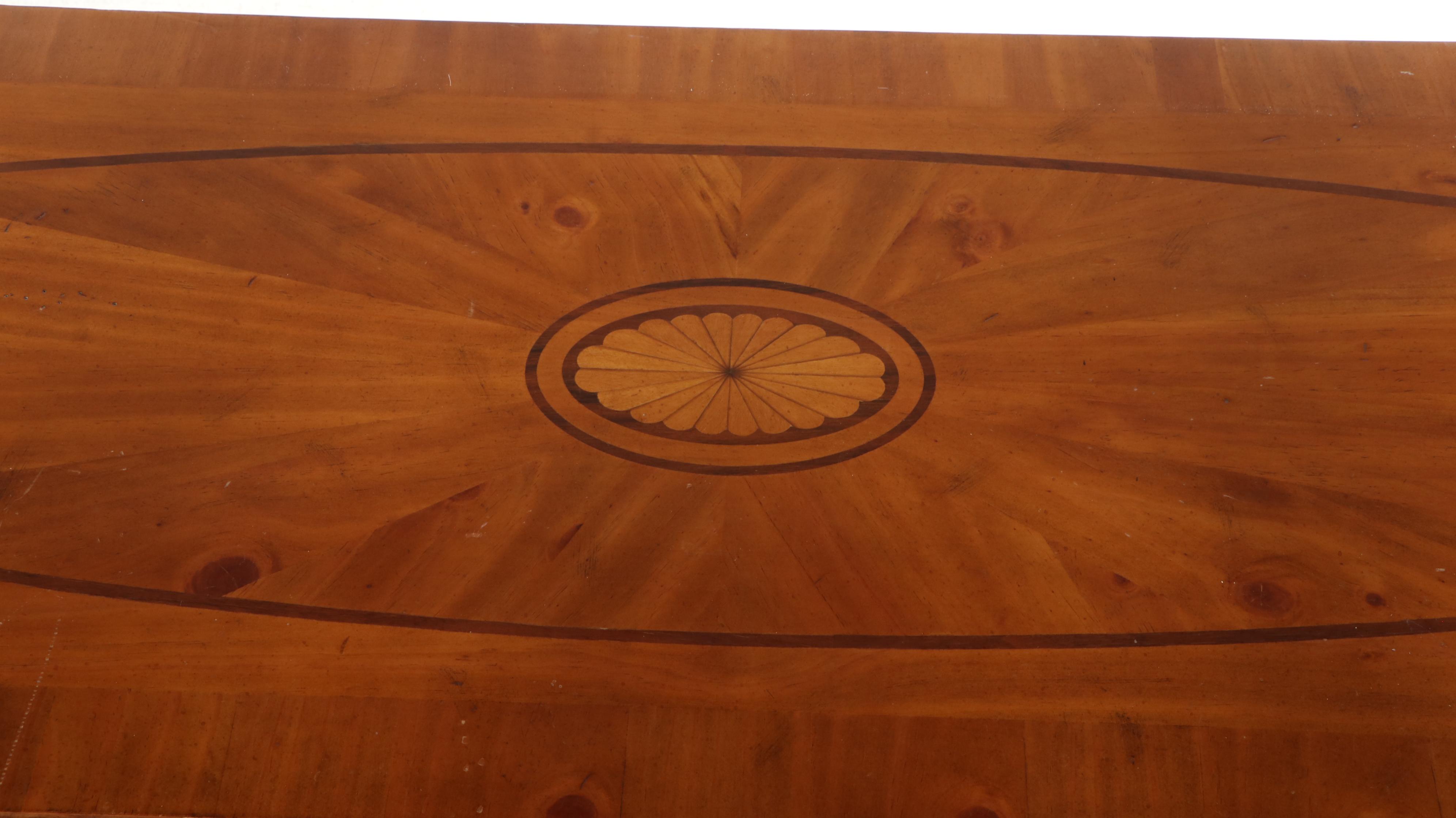 American Signature Regency Style Marquetry Inlaid Dresser