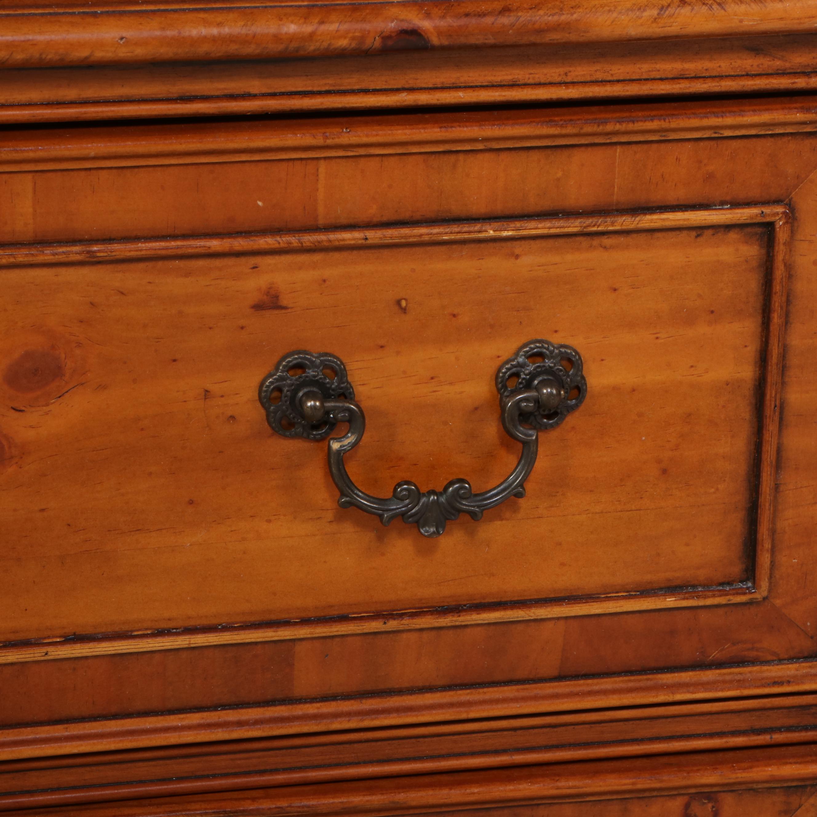 American Signature Regency Style Marquetry Inlaid Dresser