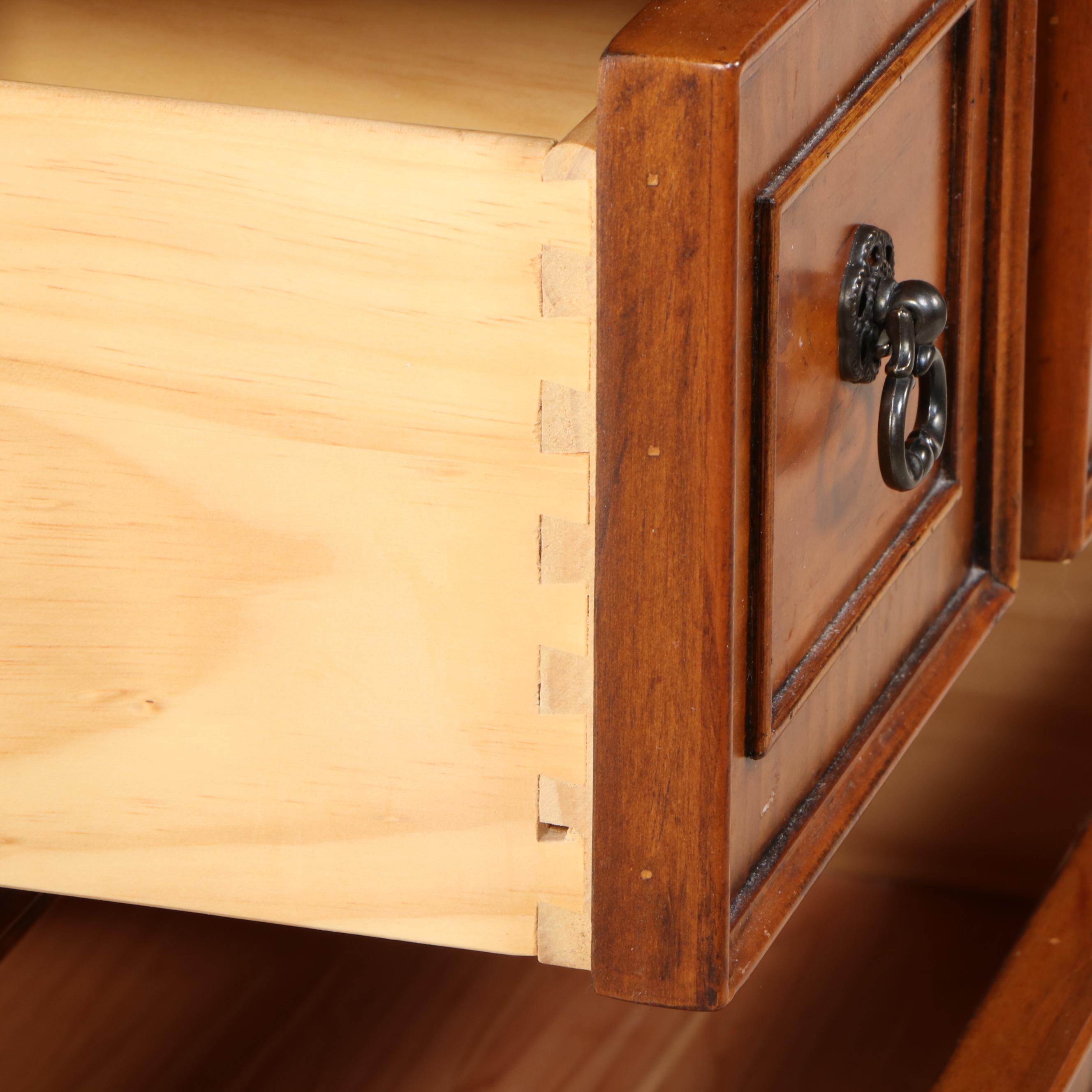 American Signature Regency Style Marquetry Inlaid Dresser