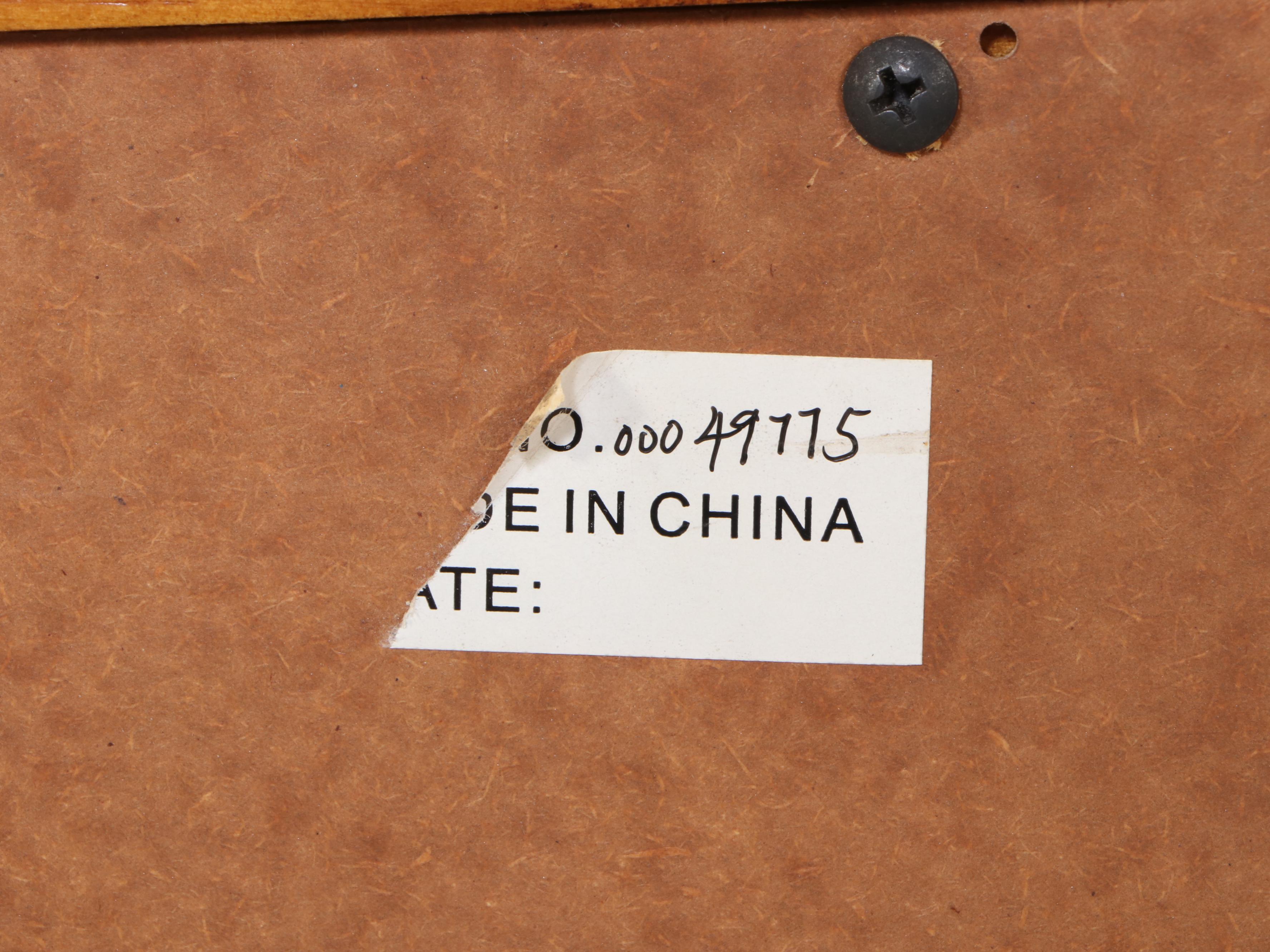 American Signature Regency Style Marquetry Inlaid Dresser