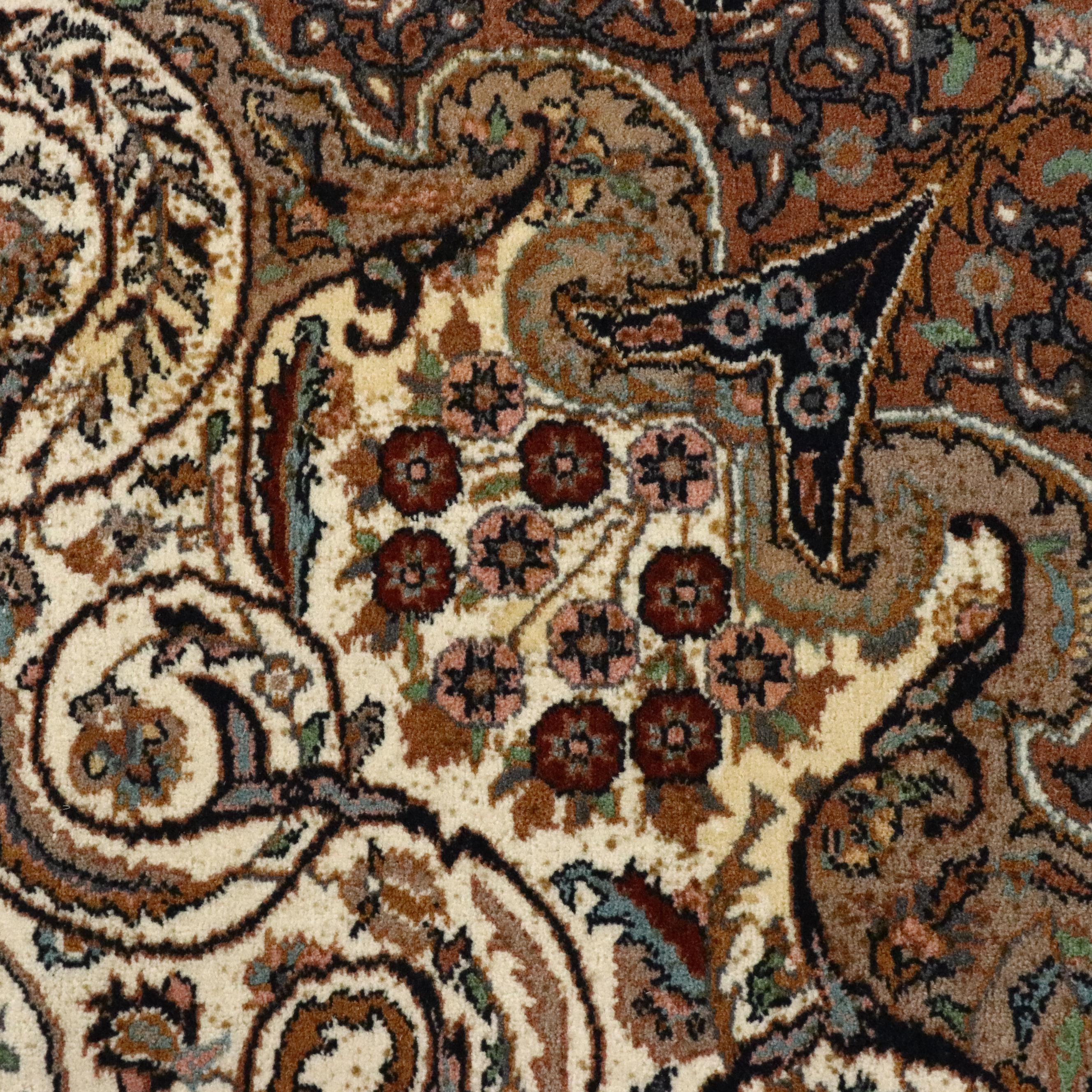 4'7 x 7'9 Hand-Knotted Persian Bijar Area Rug